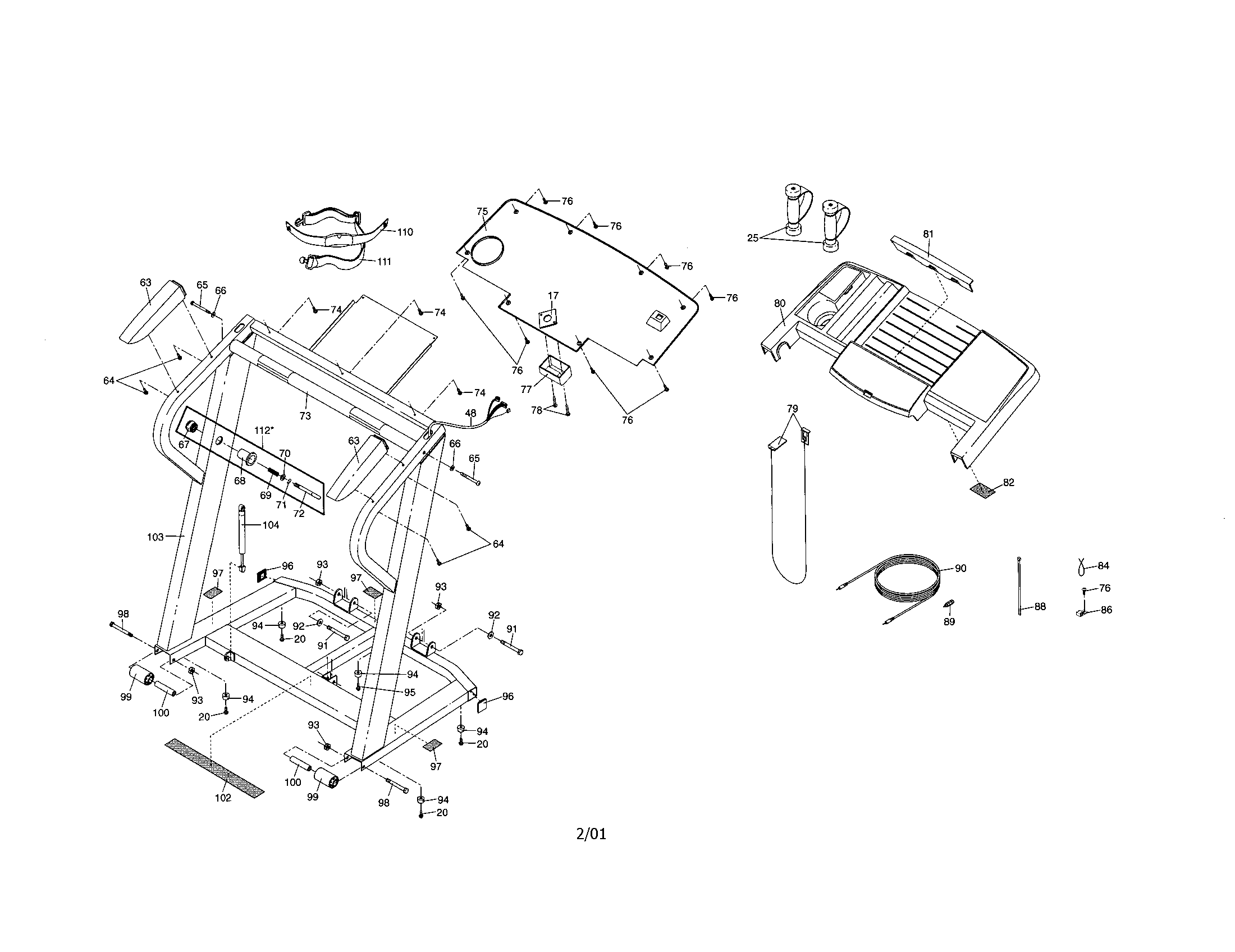 HealthRider HRTL19900 console base diagram