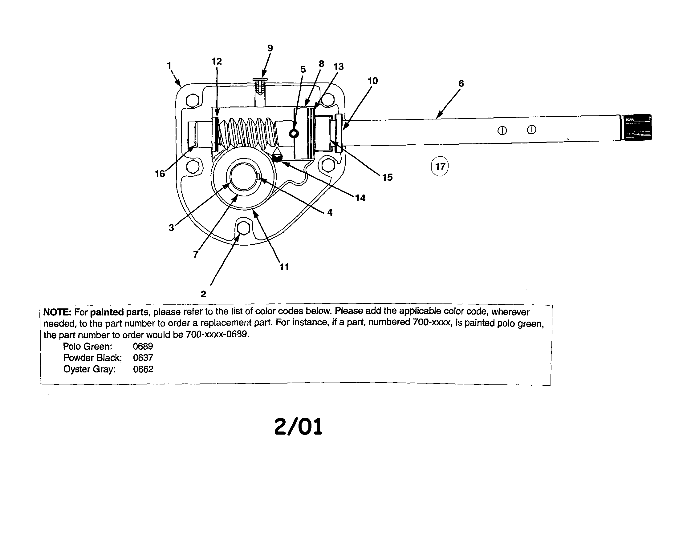 MTD 31AS615E099 housing diagram