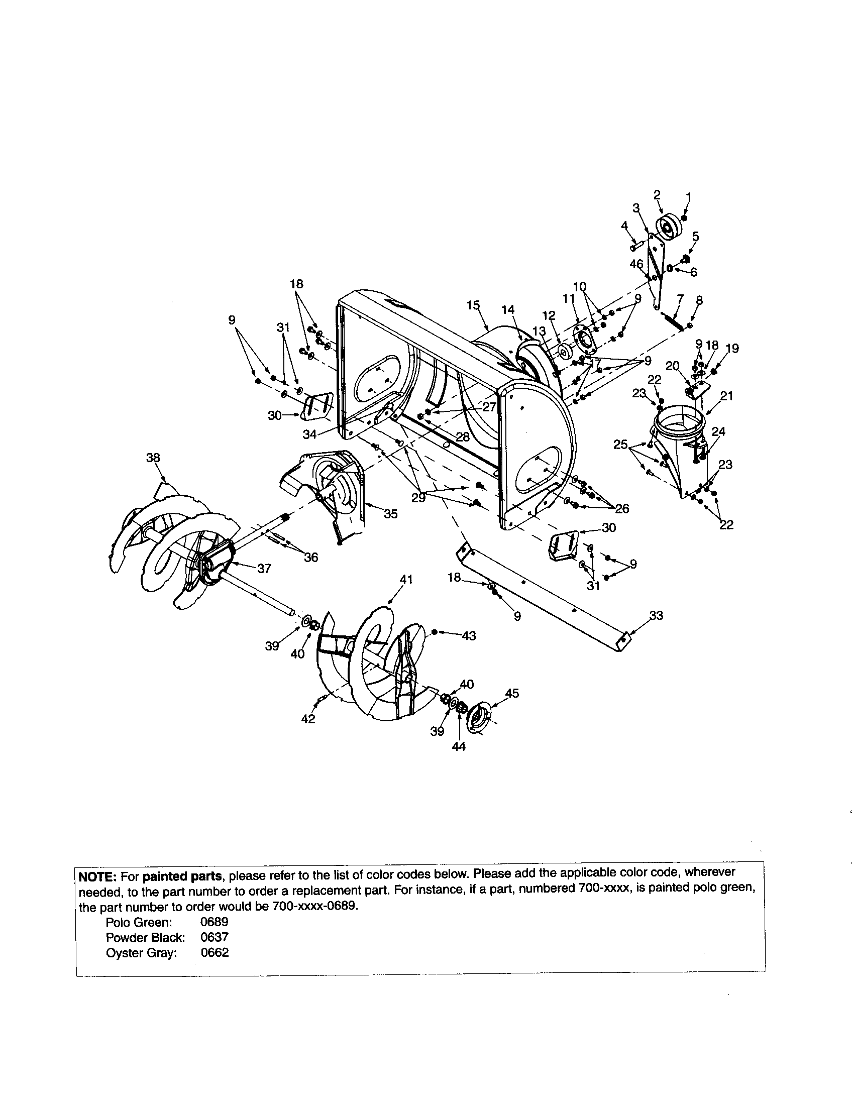 MTD 31AS615E099 gear assembly diagram