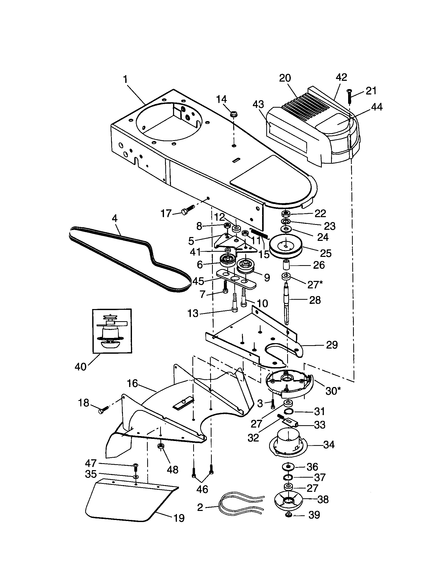 Craftsman 917773700 chassis diagram