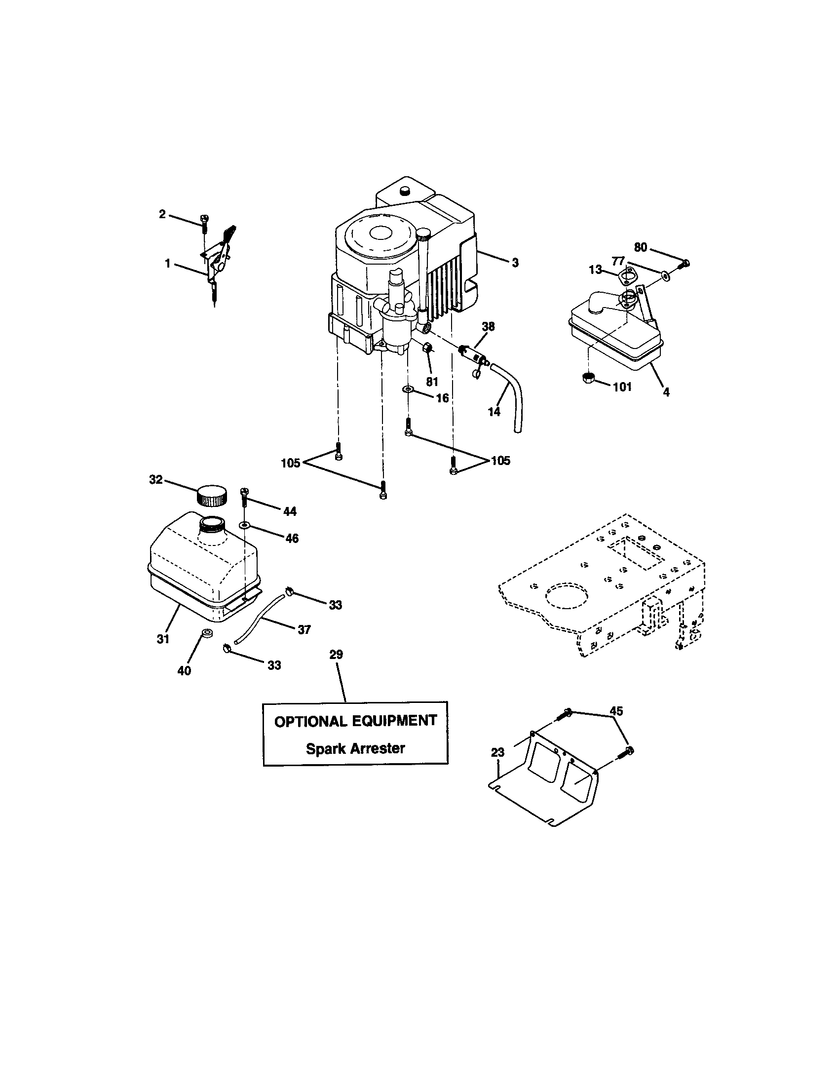 Craftsman 917272081 engine diagram