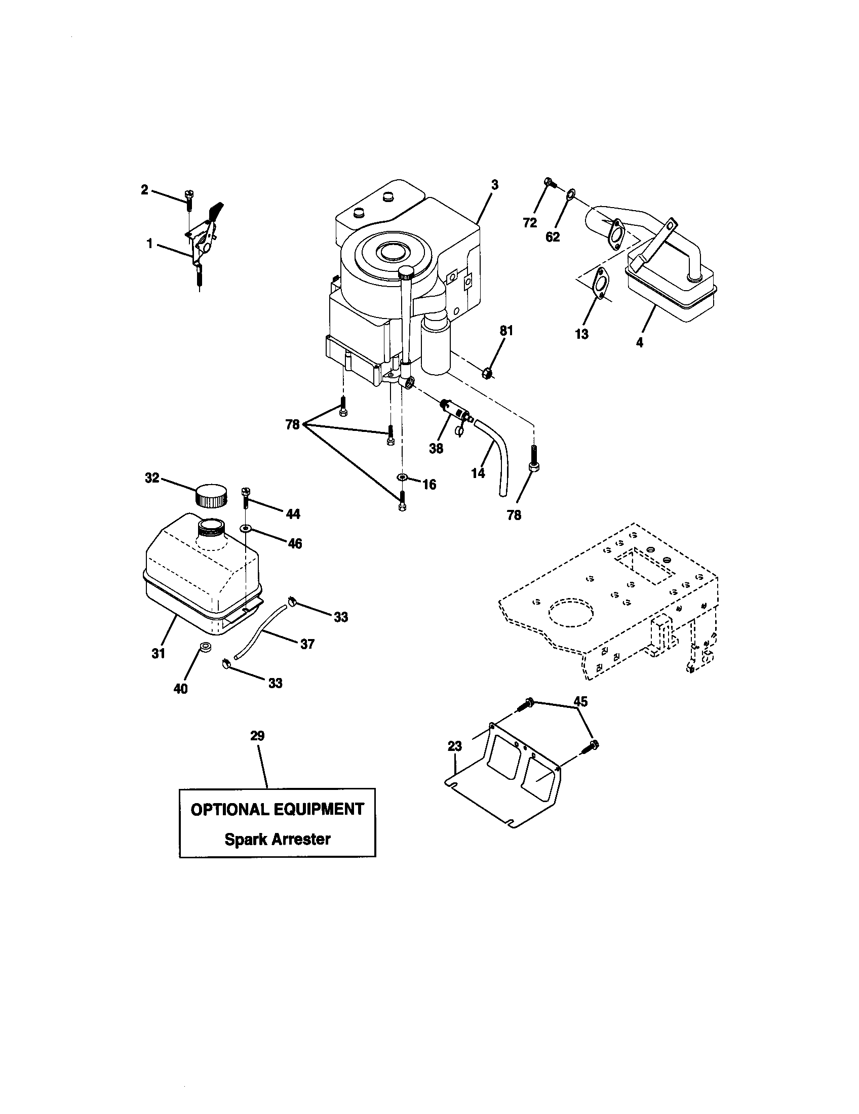 Craftsman 917271631 engine diagram