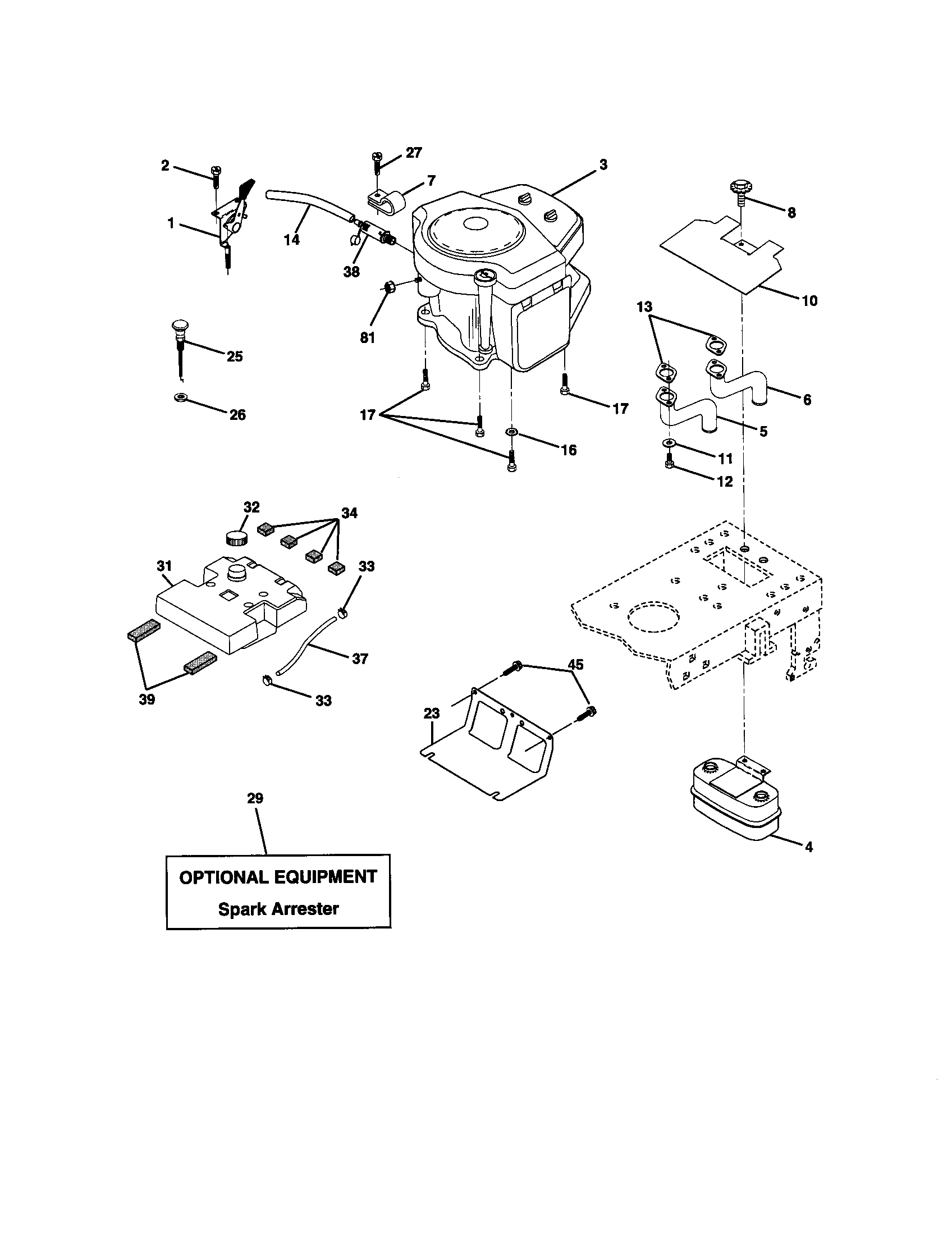 Craftsman 917271811 engine diagram