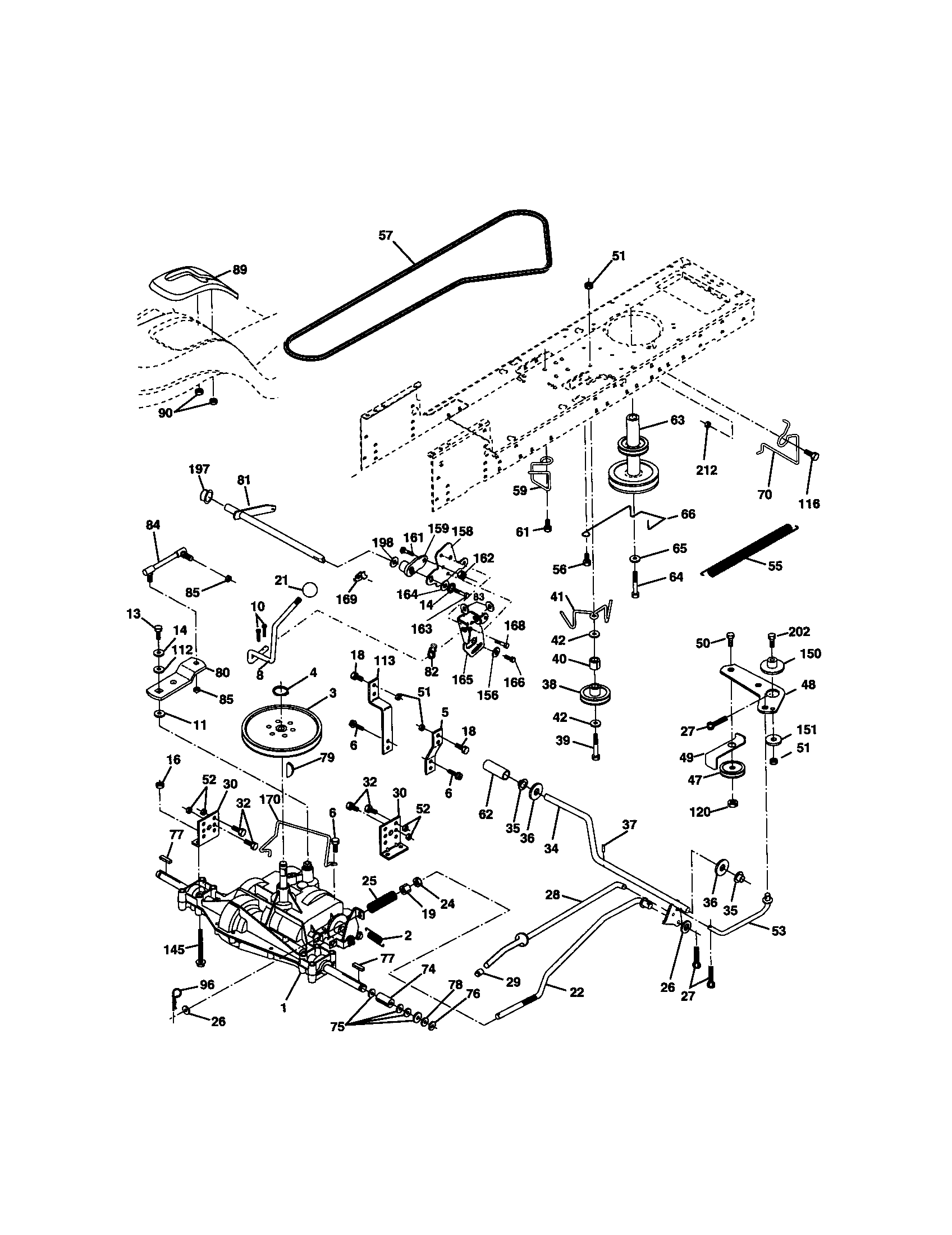 Craftsman 917271831 ground drive diagram