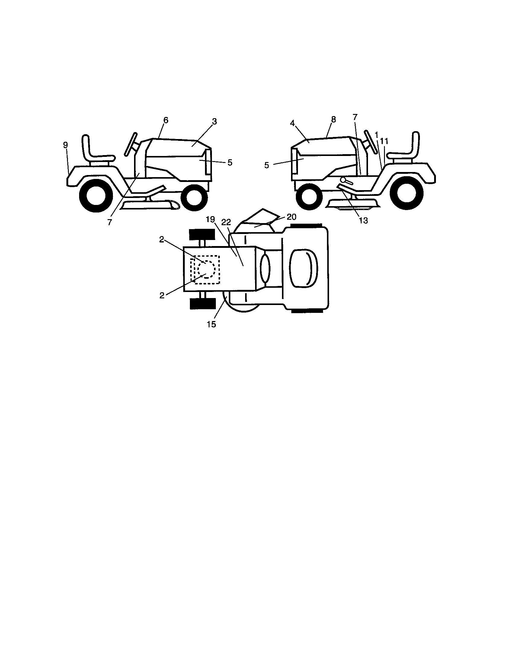 Craftsman 917271831 decals diagram