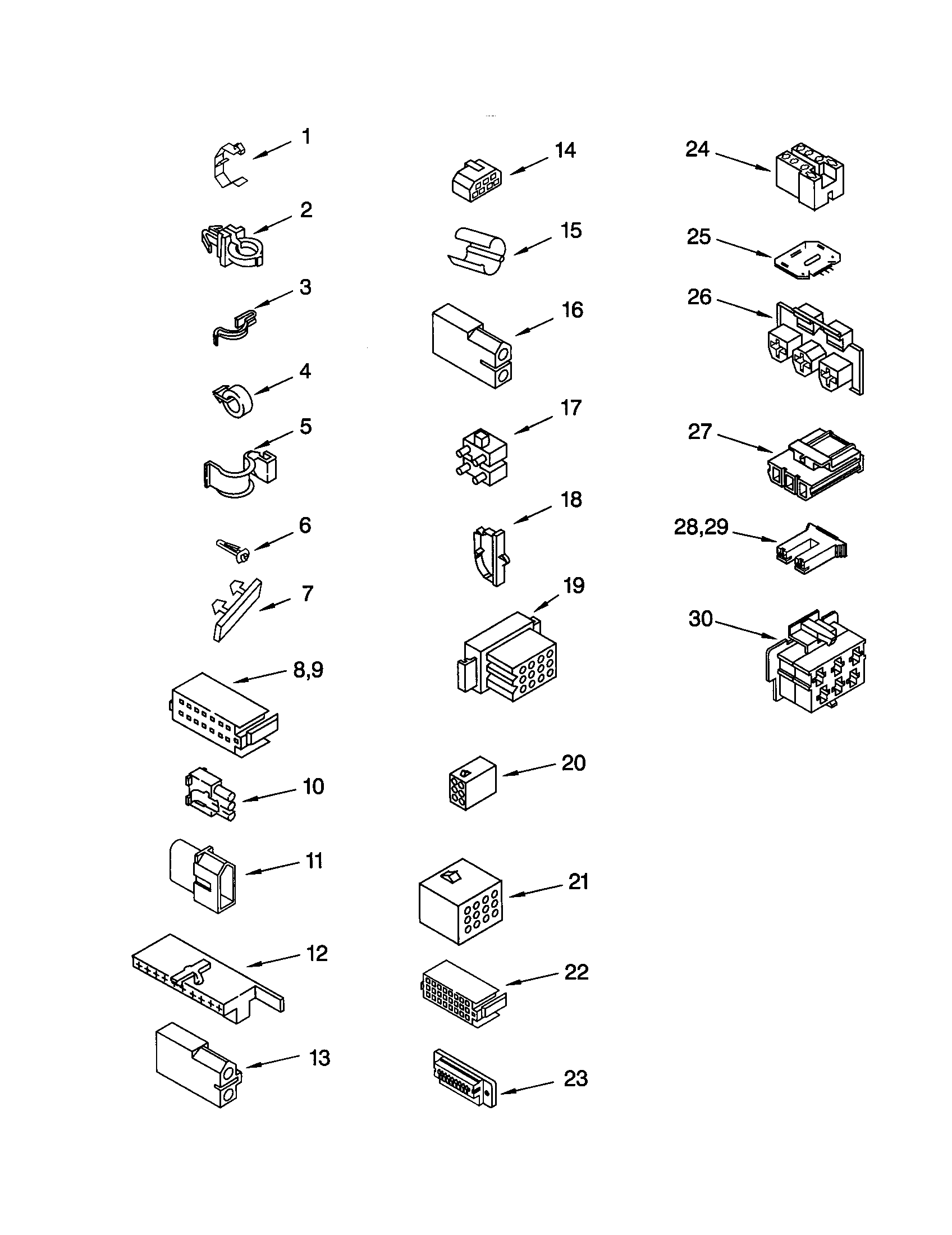 Whirlpool LSR5132JQ1 wiring harness diagram