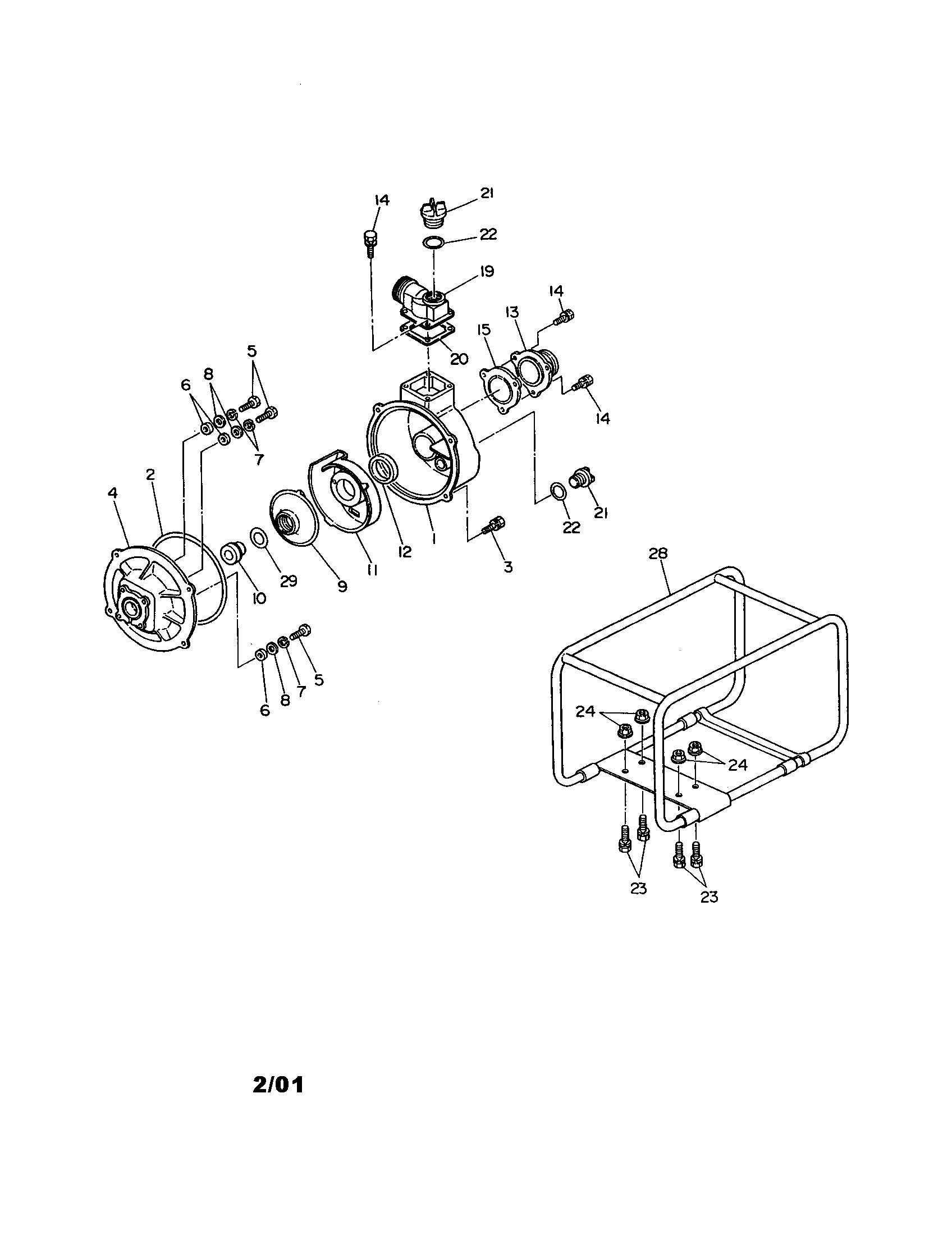 Makita EW200R 2" pump diagram