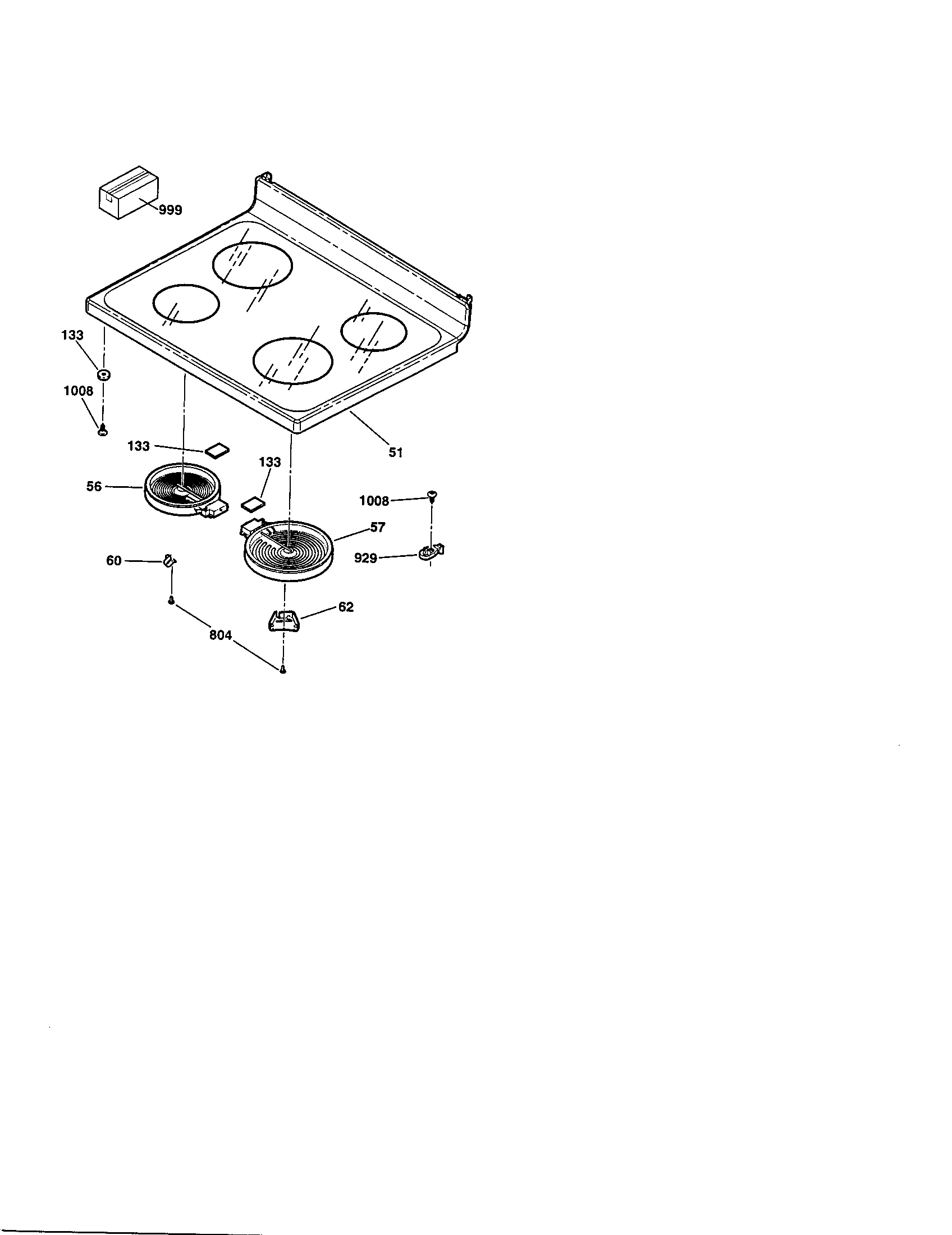 Kenmore 91195409000 maintop diagram