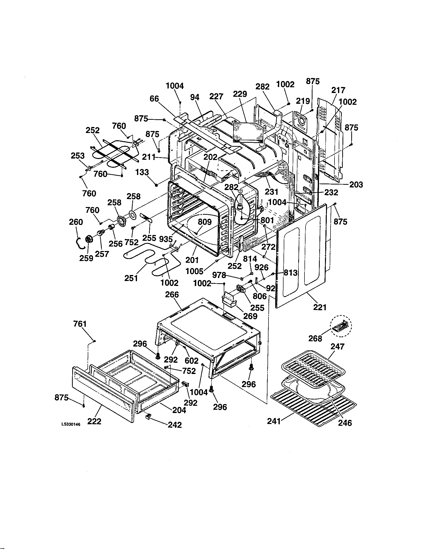 Kenmore 91195409000 body diagram