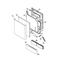 Jenn-Air DW711W door diagram