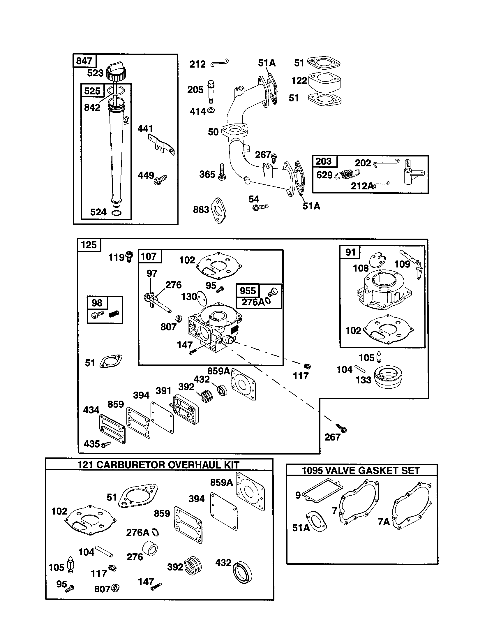 Craftsman 917271841 caburetor diagram
