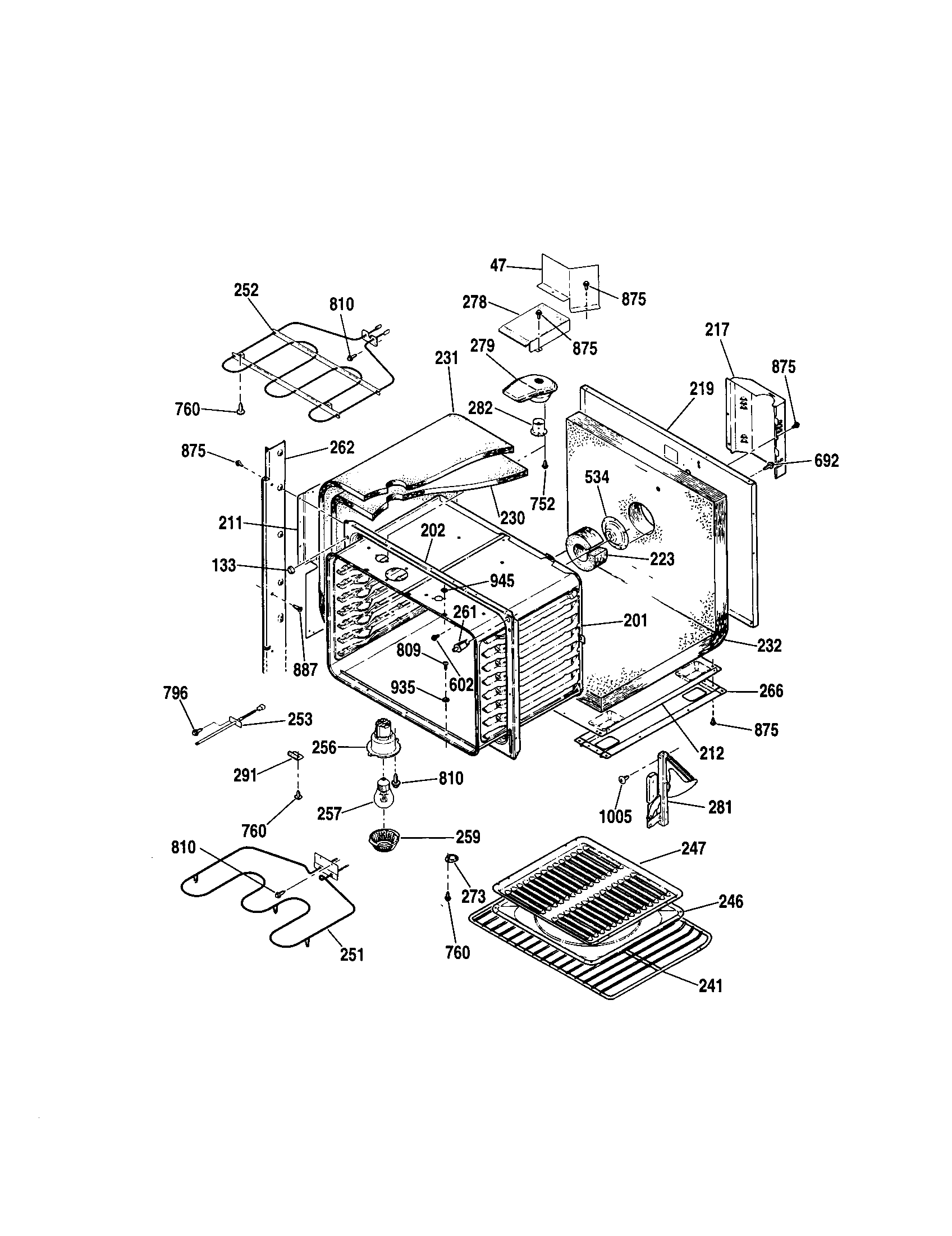 Kenmore 91141184993 upper body diagram