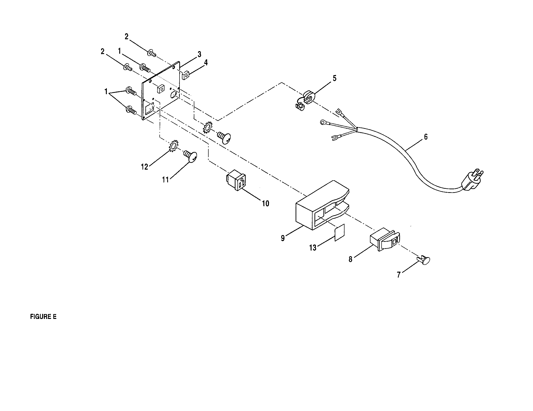 Craftsman 315248200 switch housing diagram