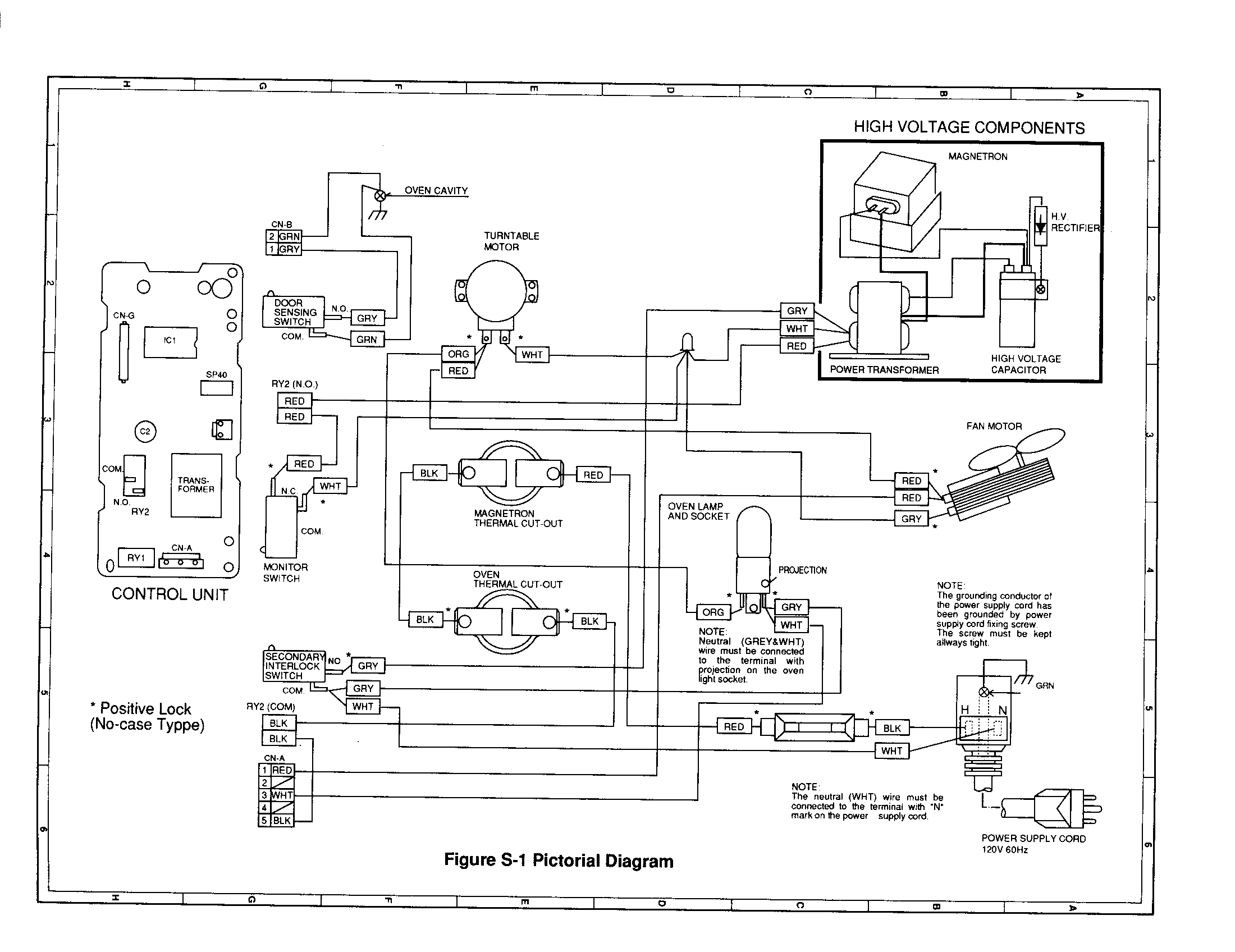 Sharp R-3A95 pictorial diagram diagram