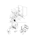 Kenmore 59661144100 cabinet back/water valve diagram