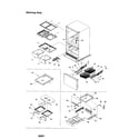 Kenmore 59671102100 shelving assembly diagram