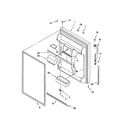 Kenmore 10661284100 refrigerator door diagram
