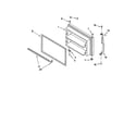 Kenmore 10661284100 freezer door diagram
