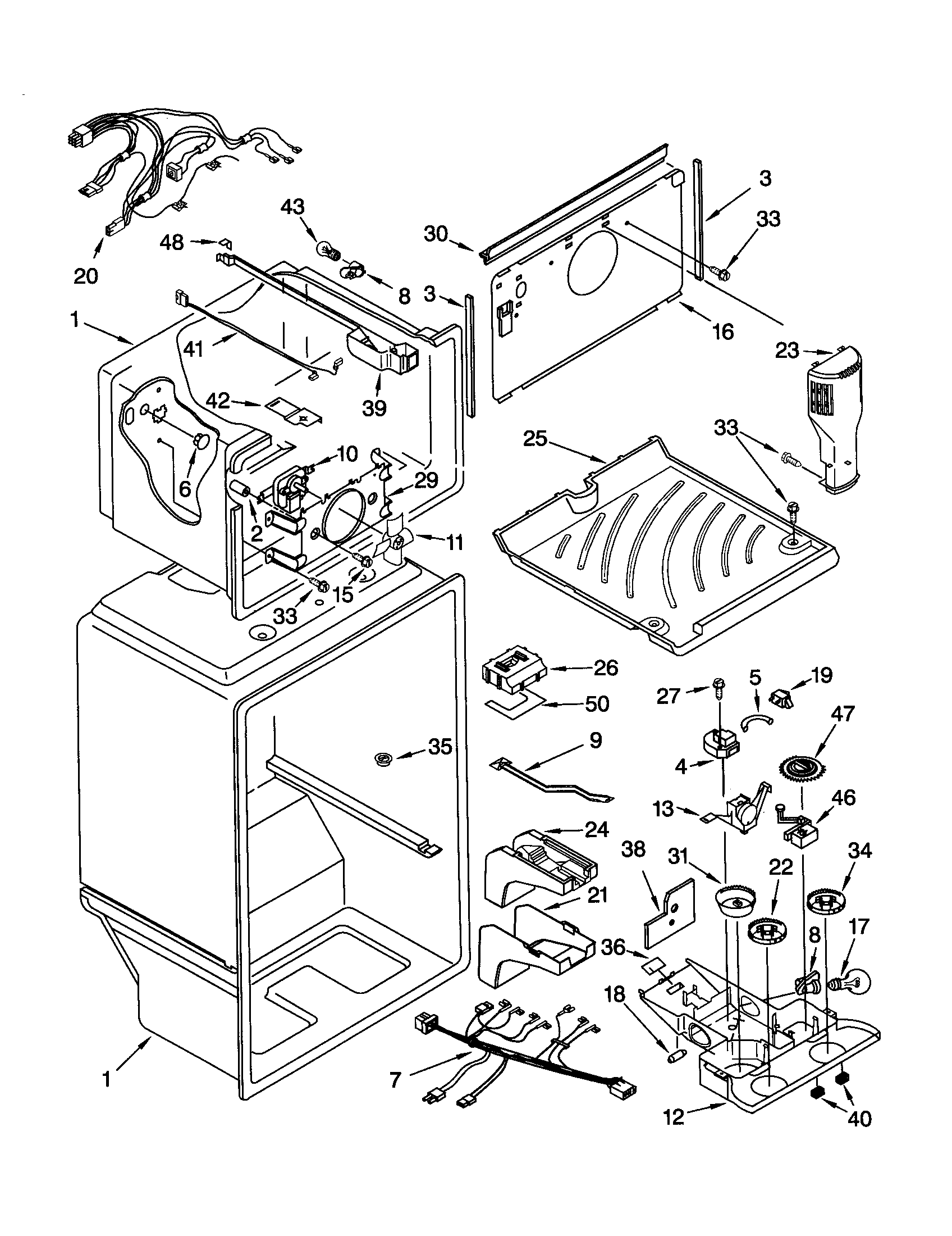 Kenmore 10661984100 liner diagram