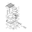 Kenmore 10671989100 shelf diagram