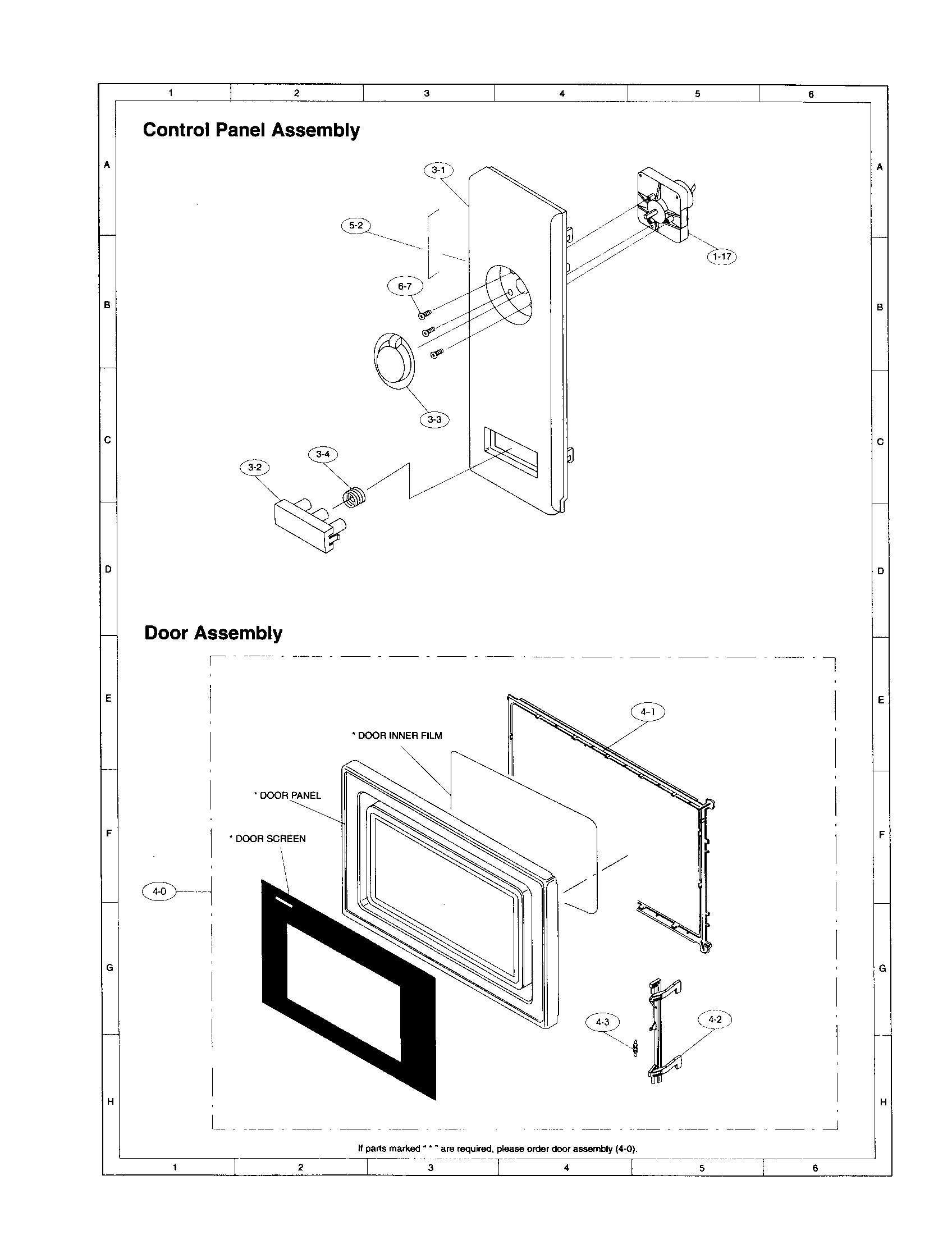 Sharp R-2M56 control panel diagram