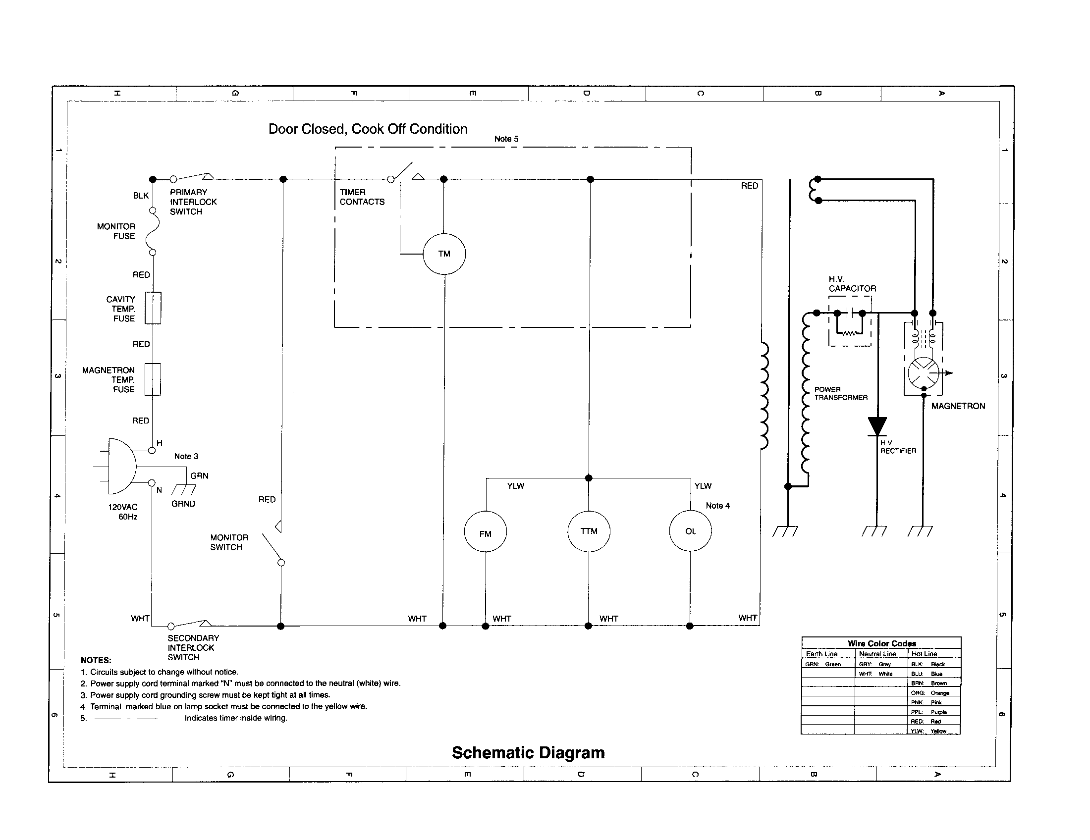 Sharp R-2M56 schematic diagram