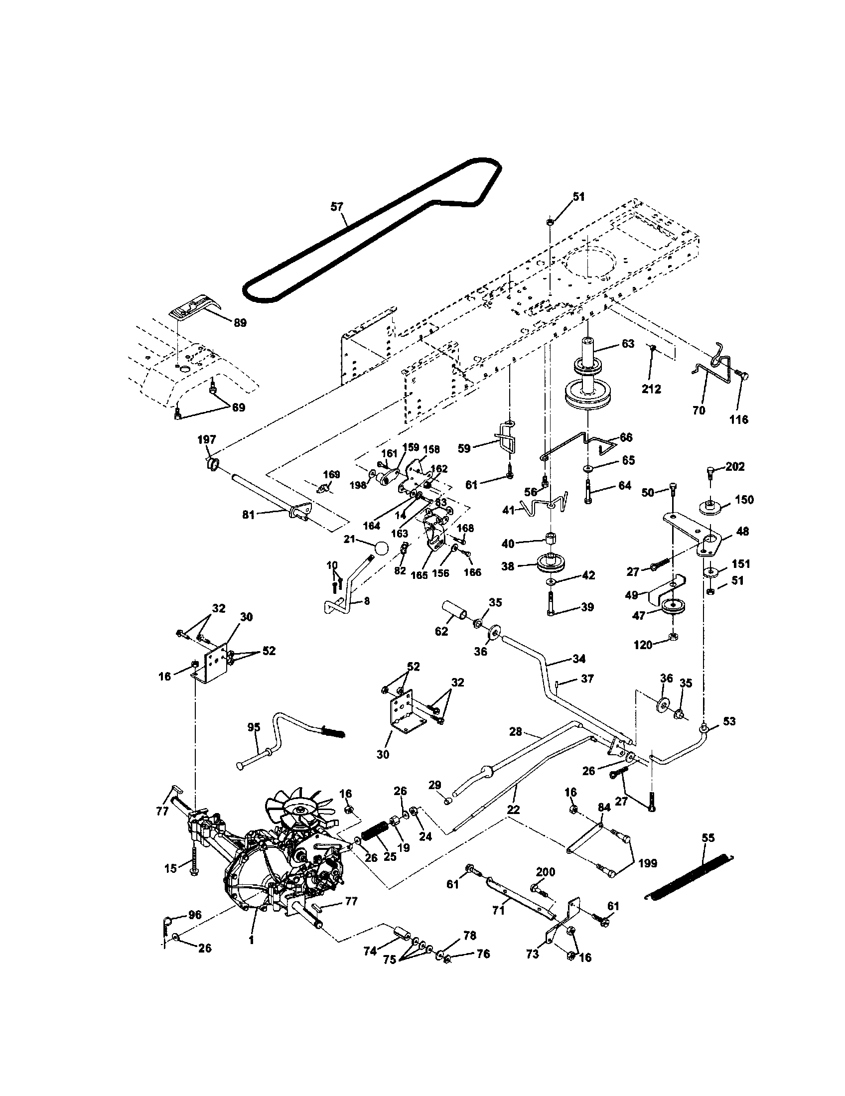 Craftsman 917279941 drive diagram