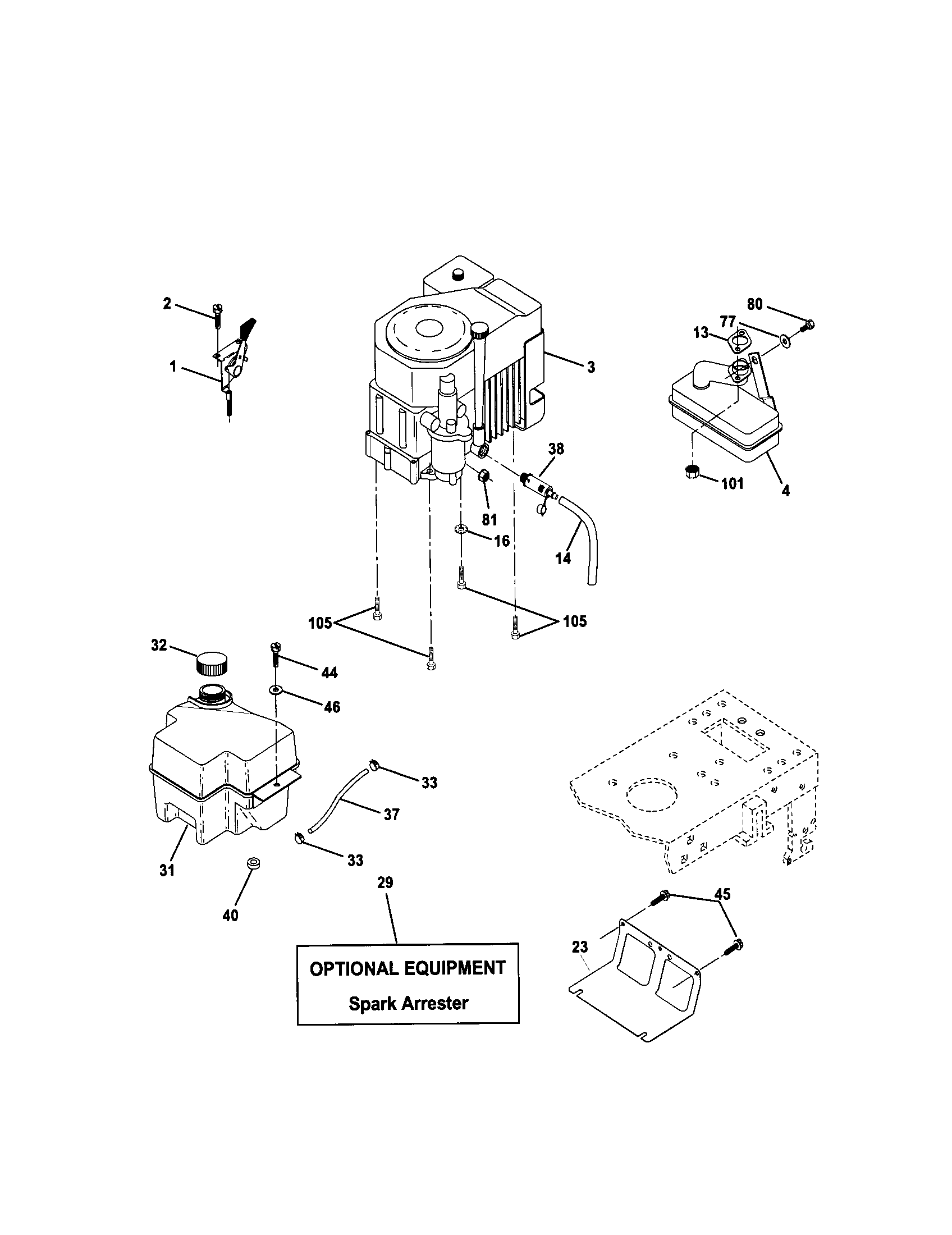 Craftsman 917279961 engine diagram