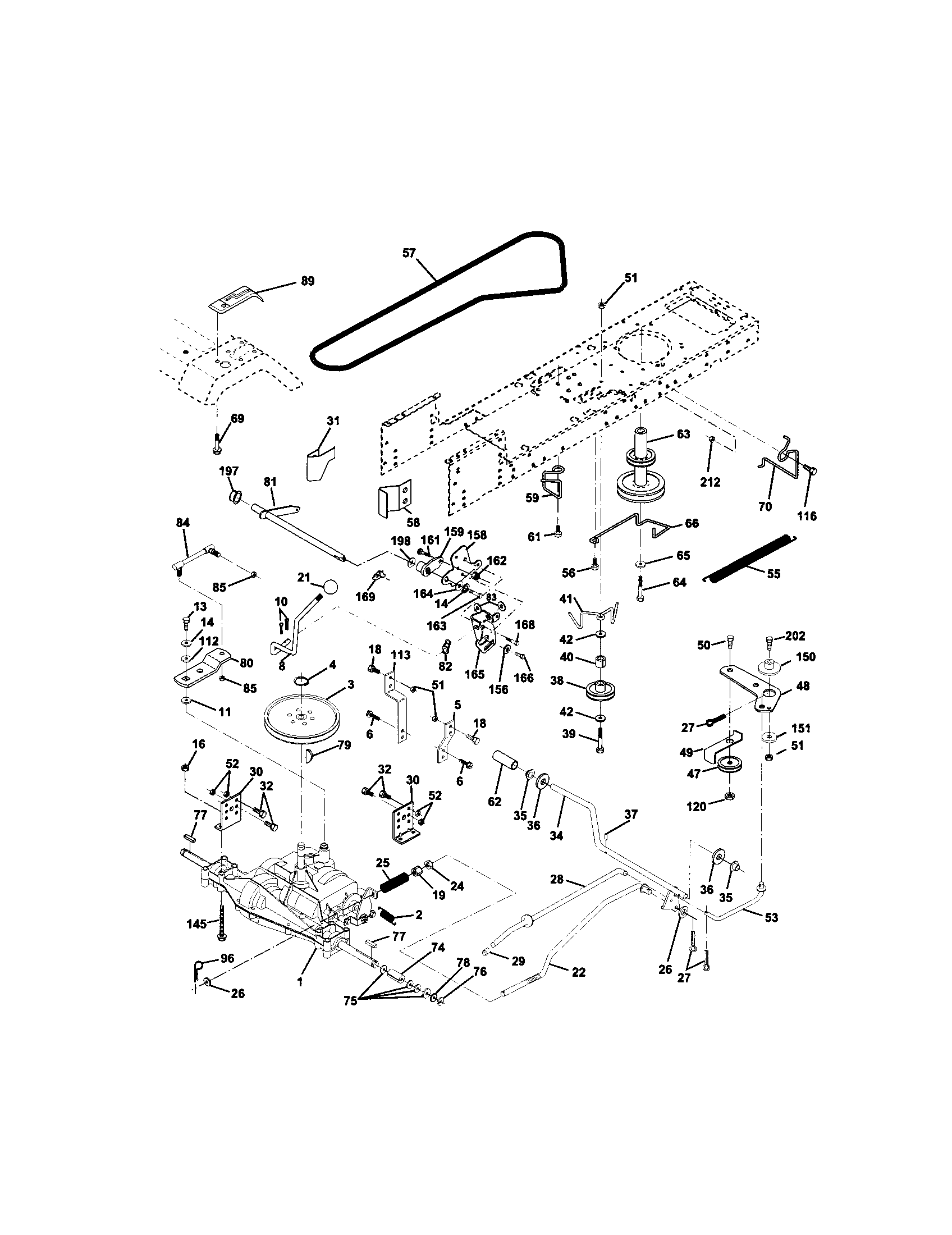 Craftsman 917272072 ground drive diagram