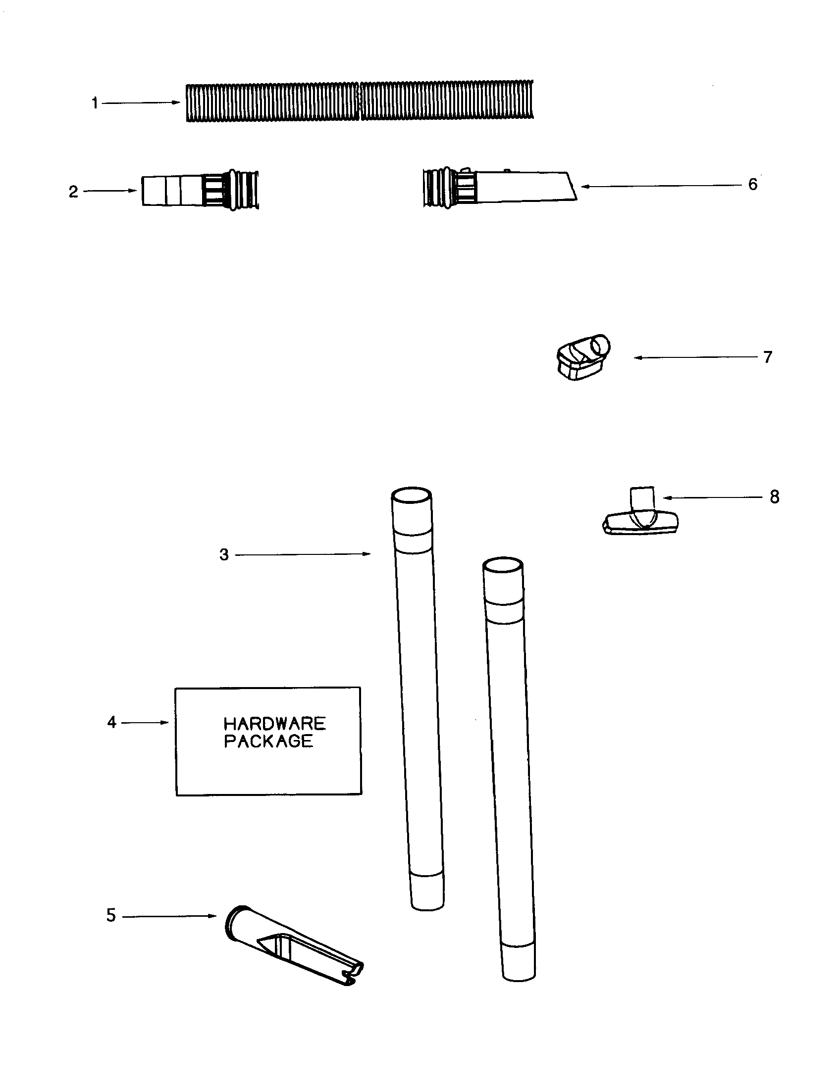 Eureka 4481BT-2 accessories diagram