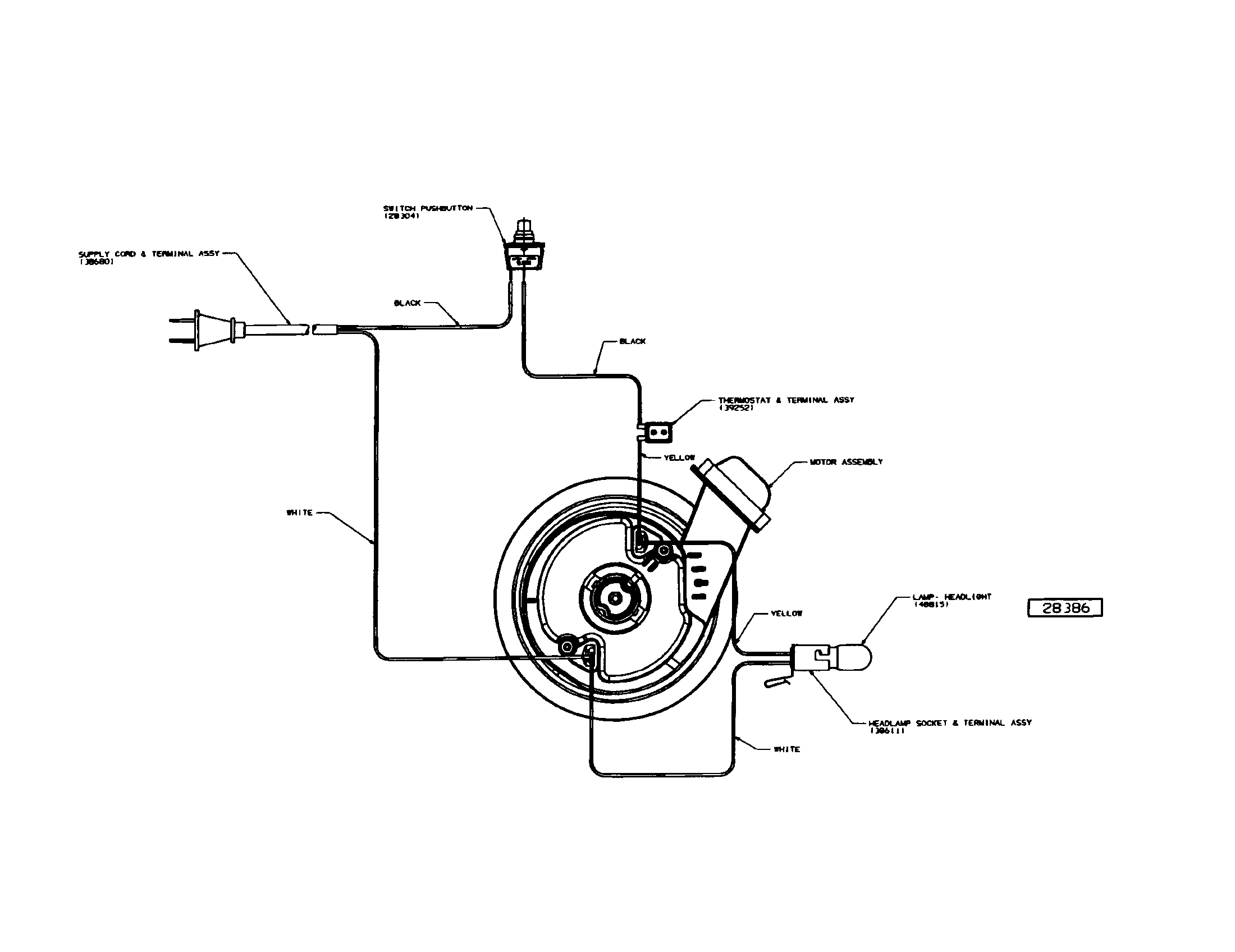 Eureka 4484BT-1 wiring diagram