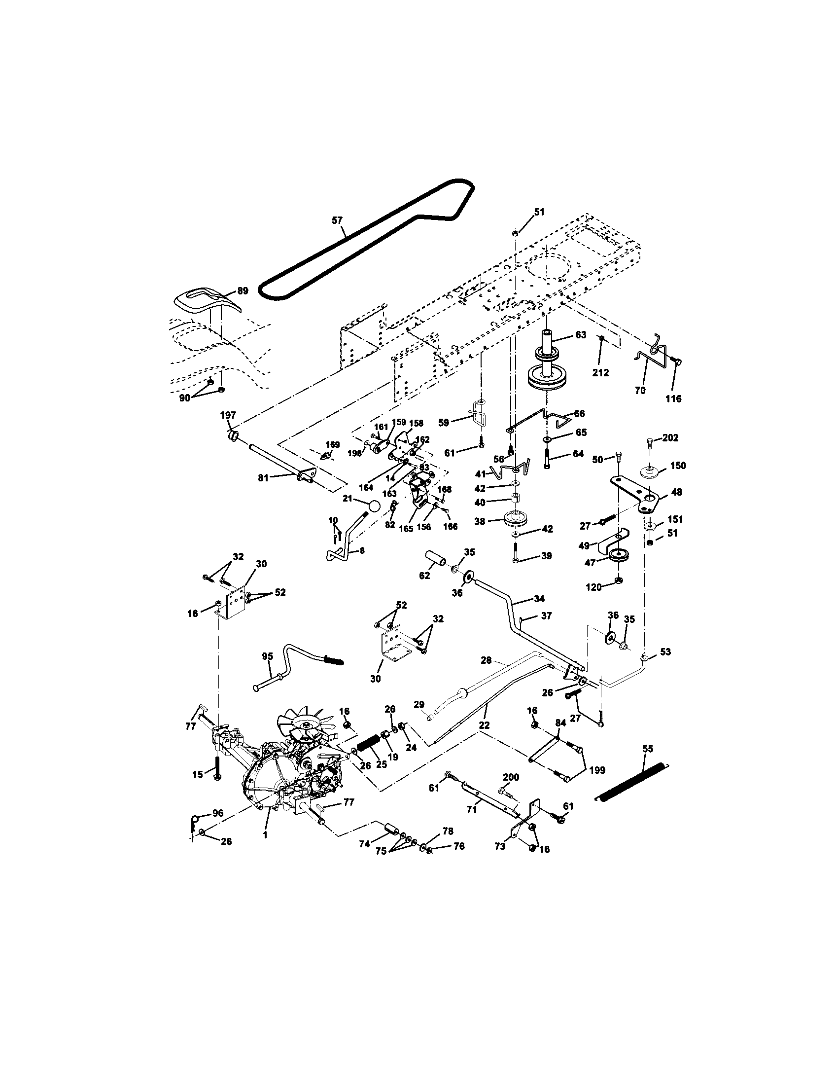 Craftsman 917272440 ground drive diagram