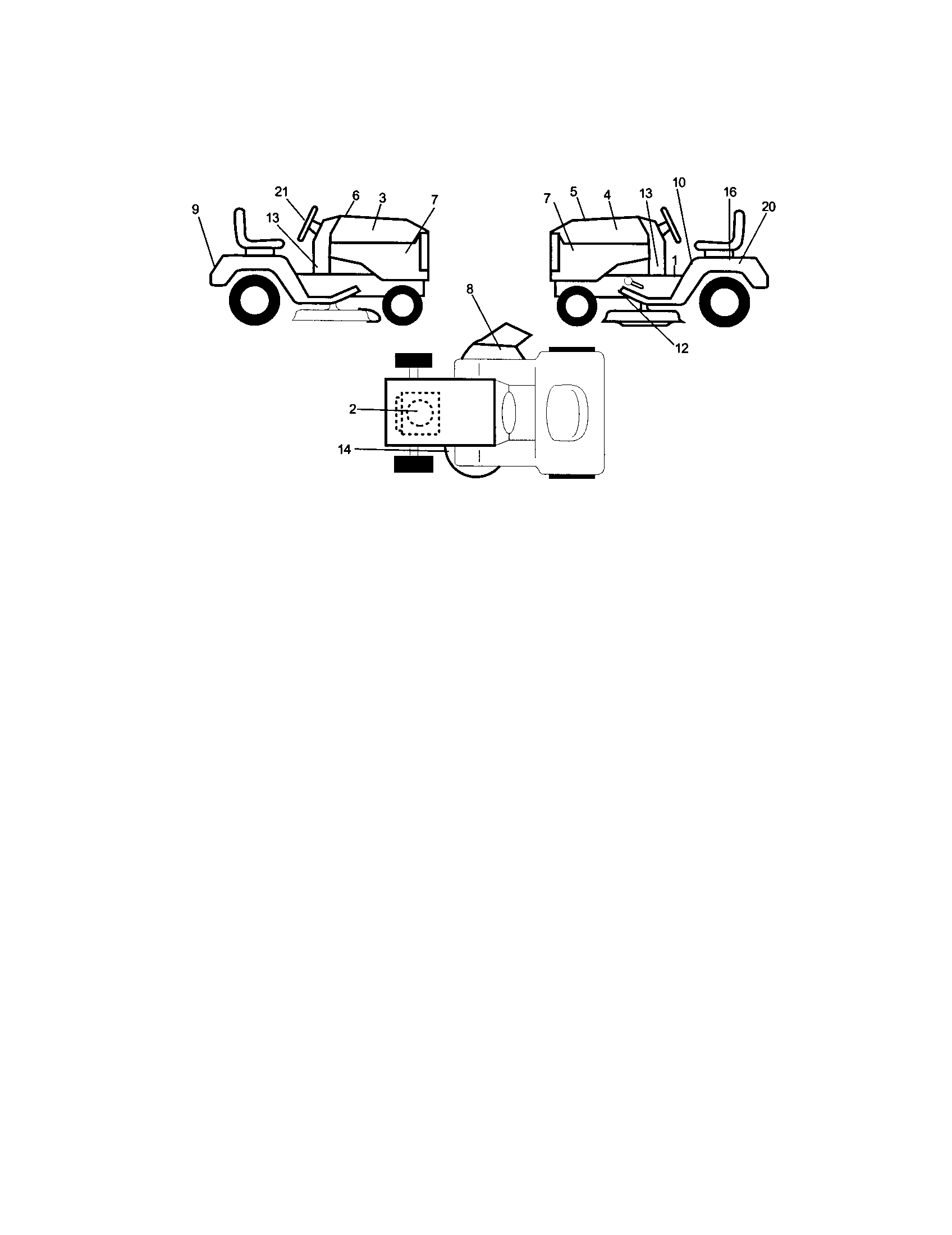Craftsman 917272440 decals diagram