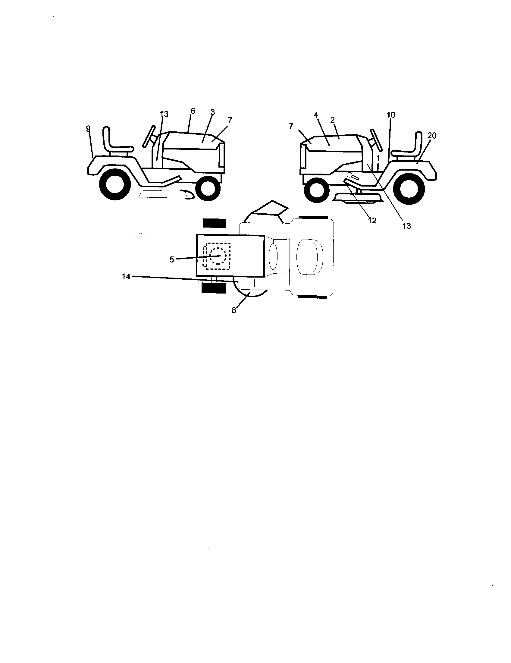 Craftsman 917271632 decals diagram