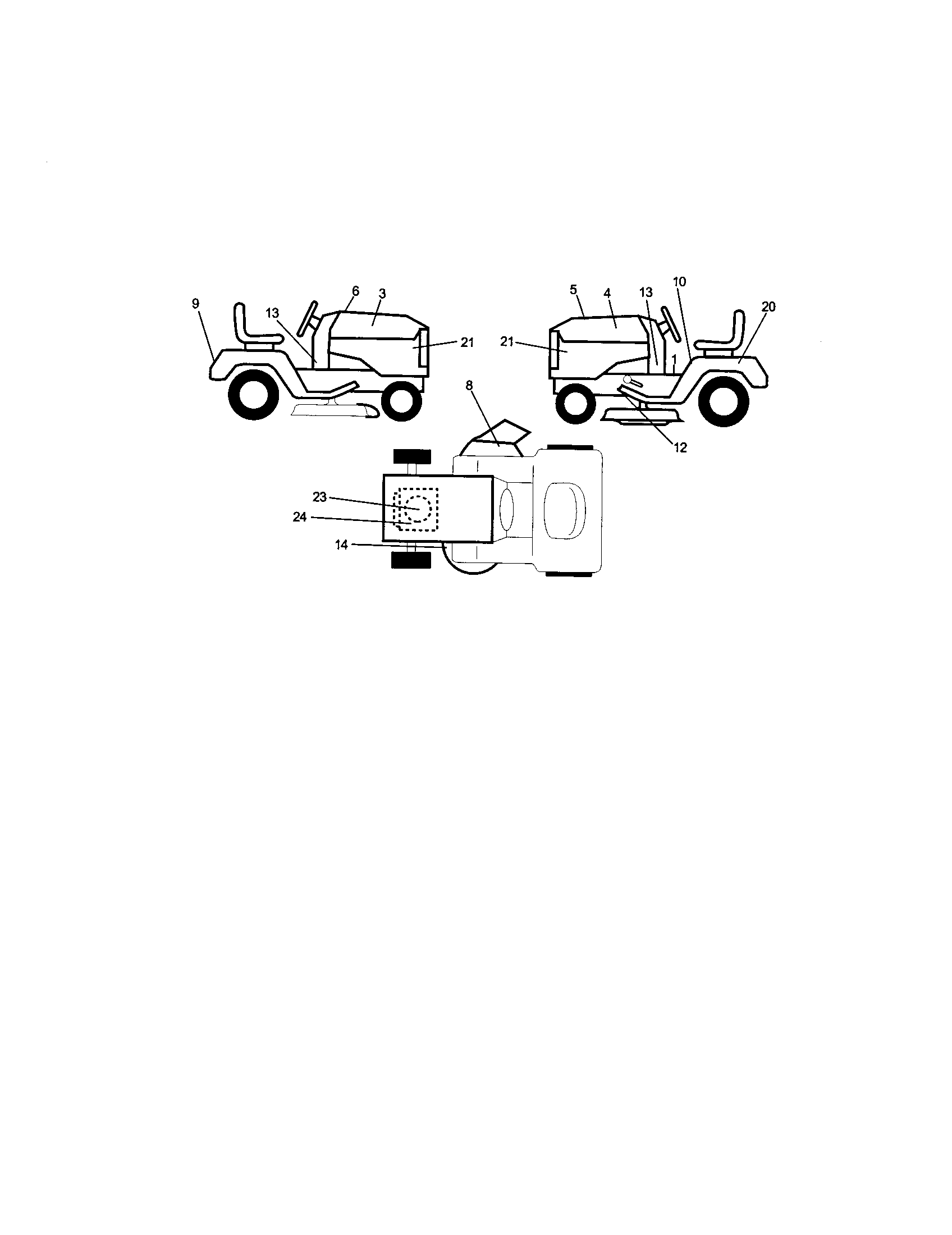 Craftsman 917271742 decals diagram