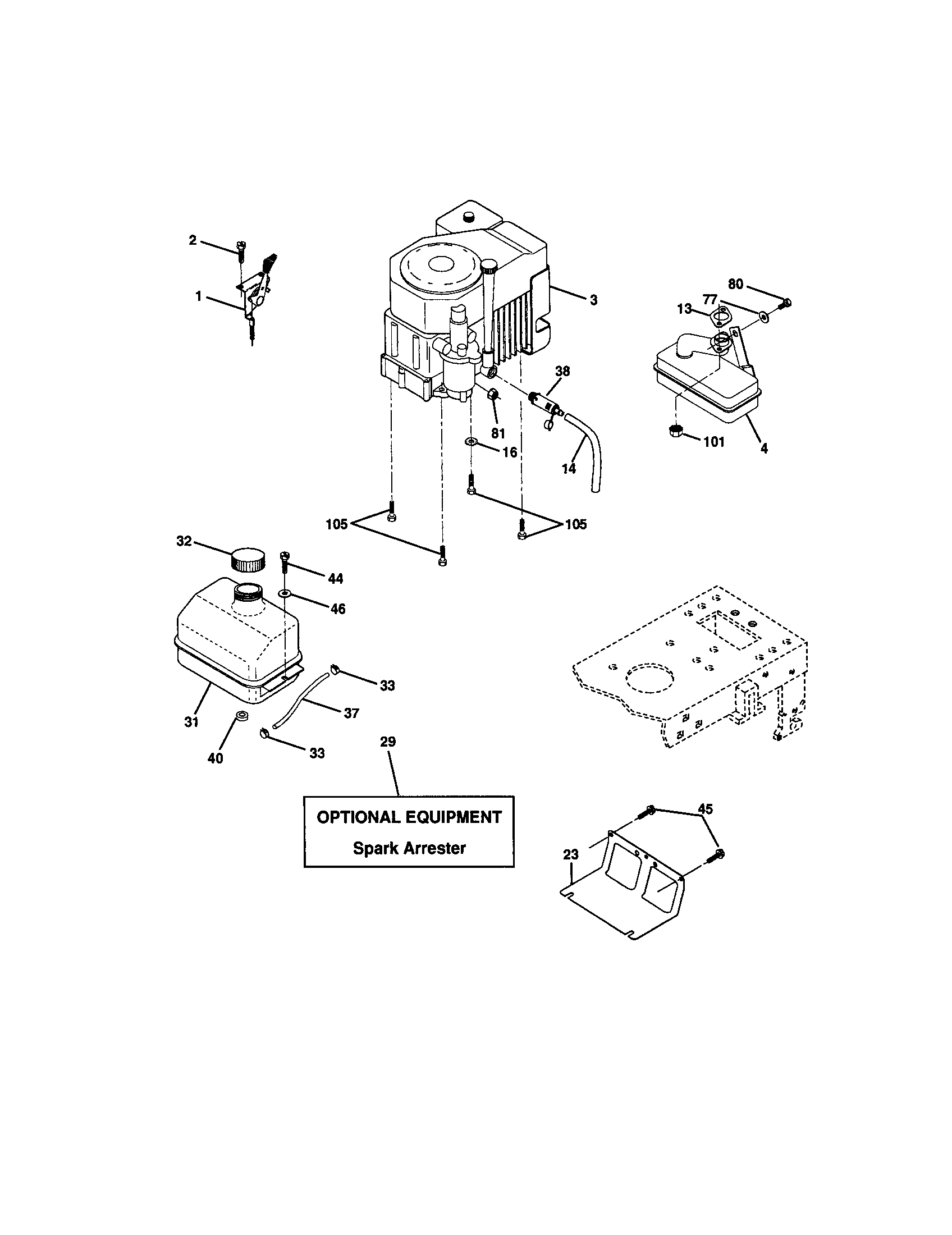 Craftsman 917272082 engine diagram