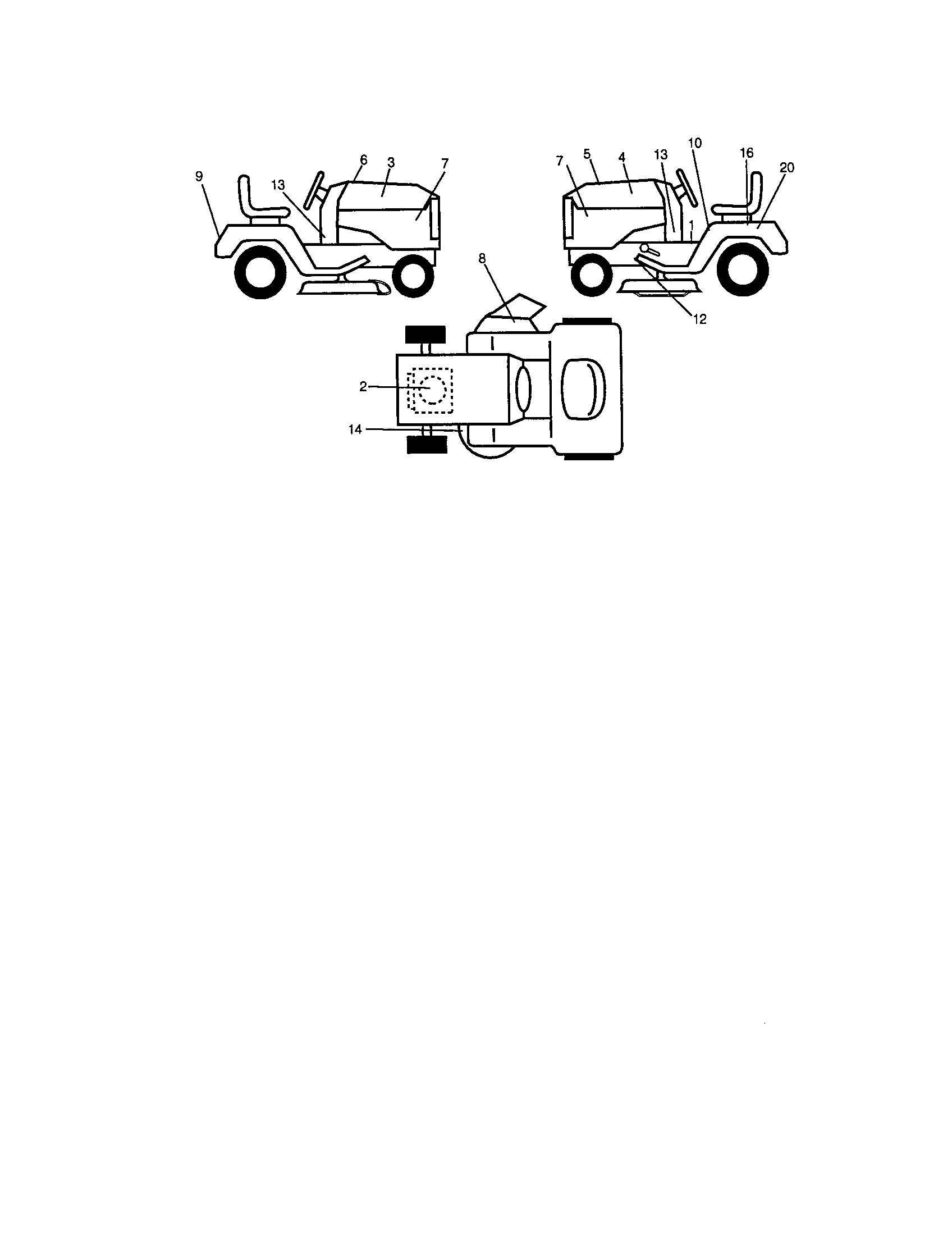 Craftsman 917272082 decals diagram