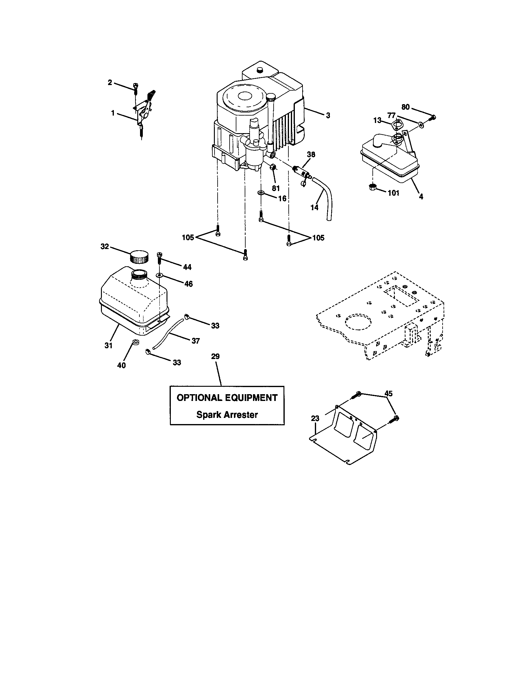 Craftsman 917272073 engine diagram