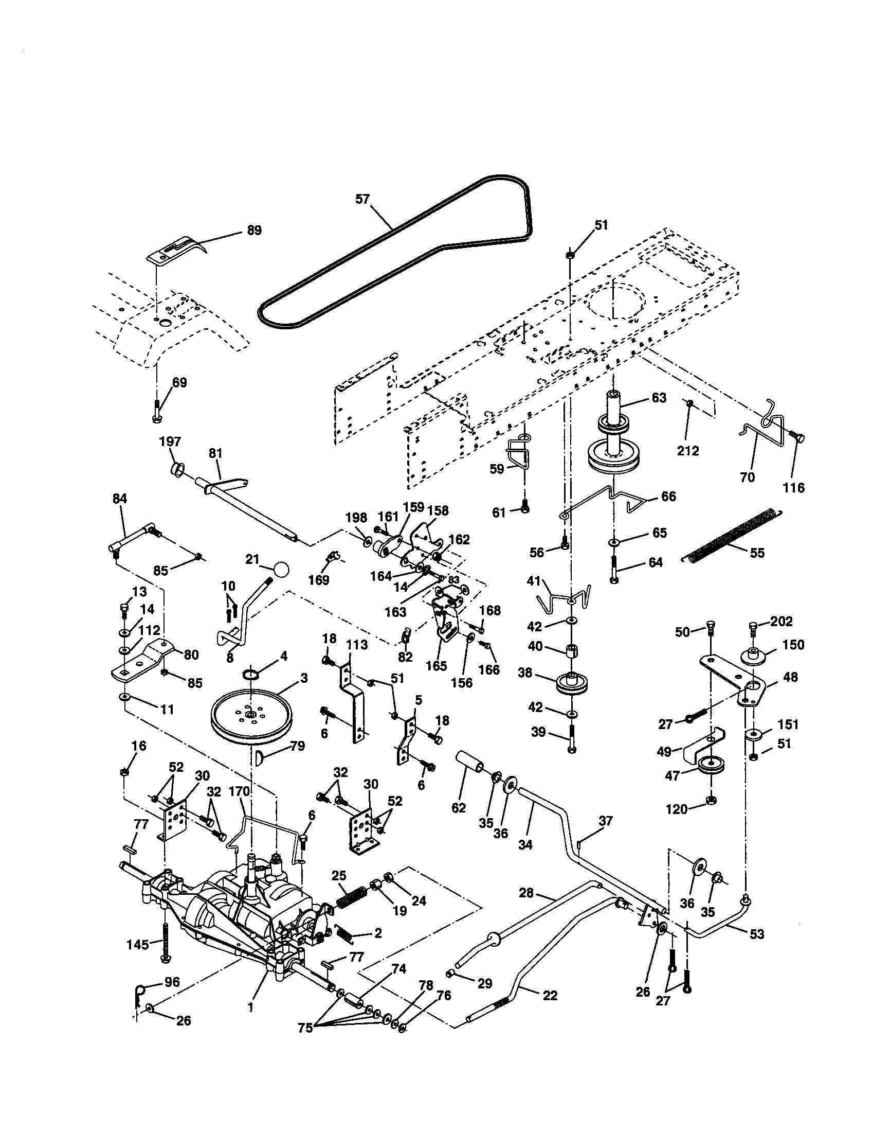 Craftsman 917279951 drive diagram