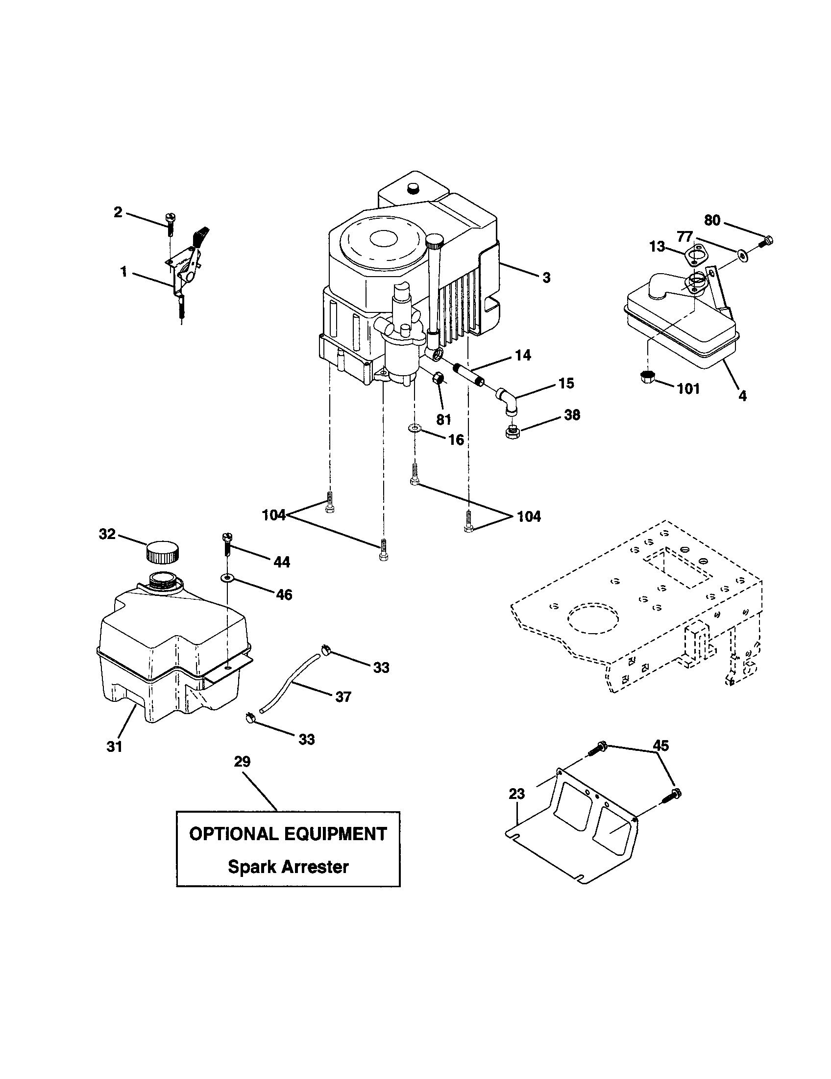 Craftsman 917279951 engine diagram