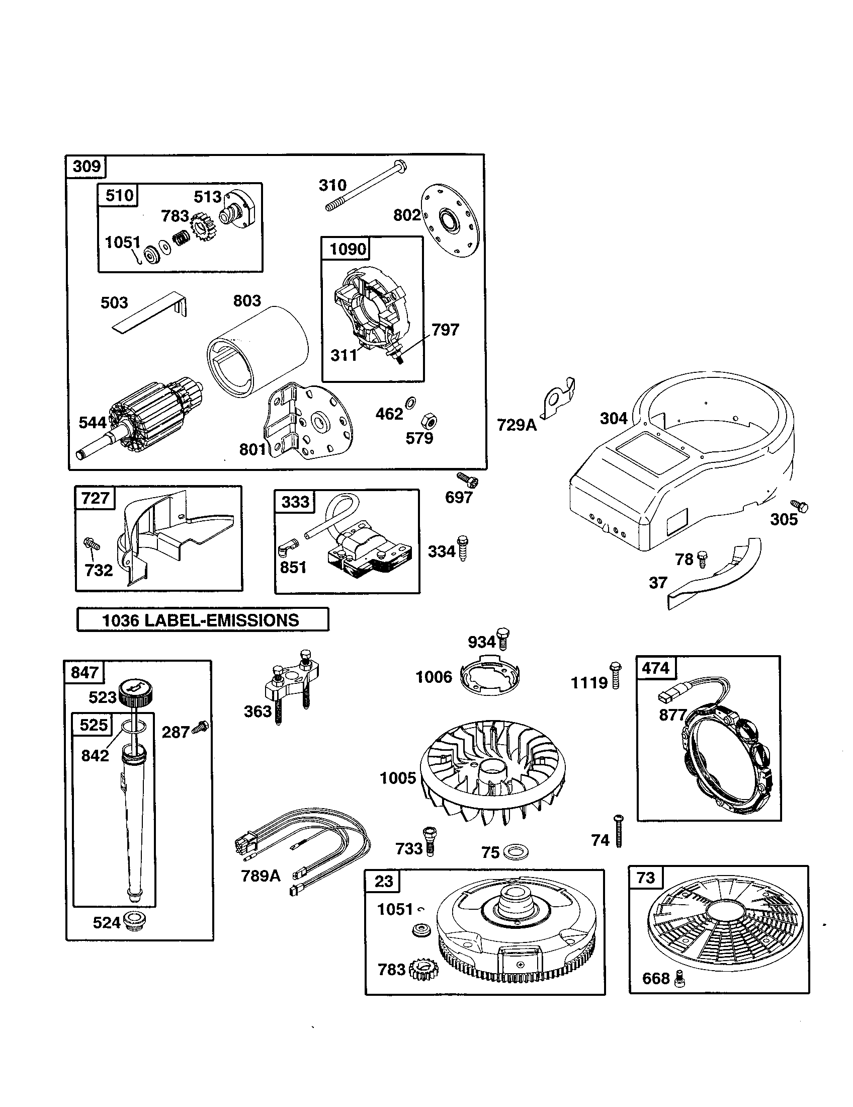 Craftsman 917271733 motor-starter diagram