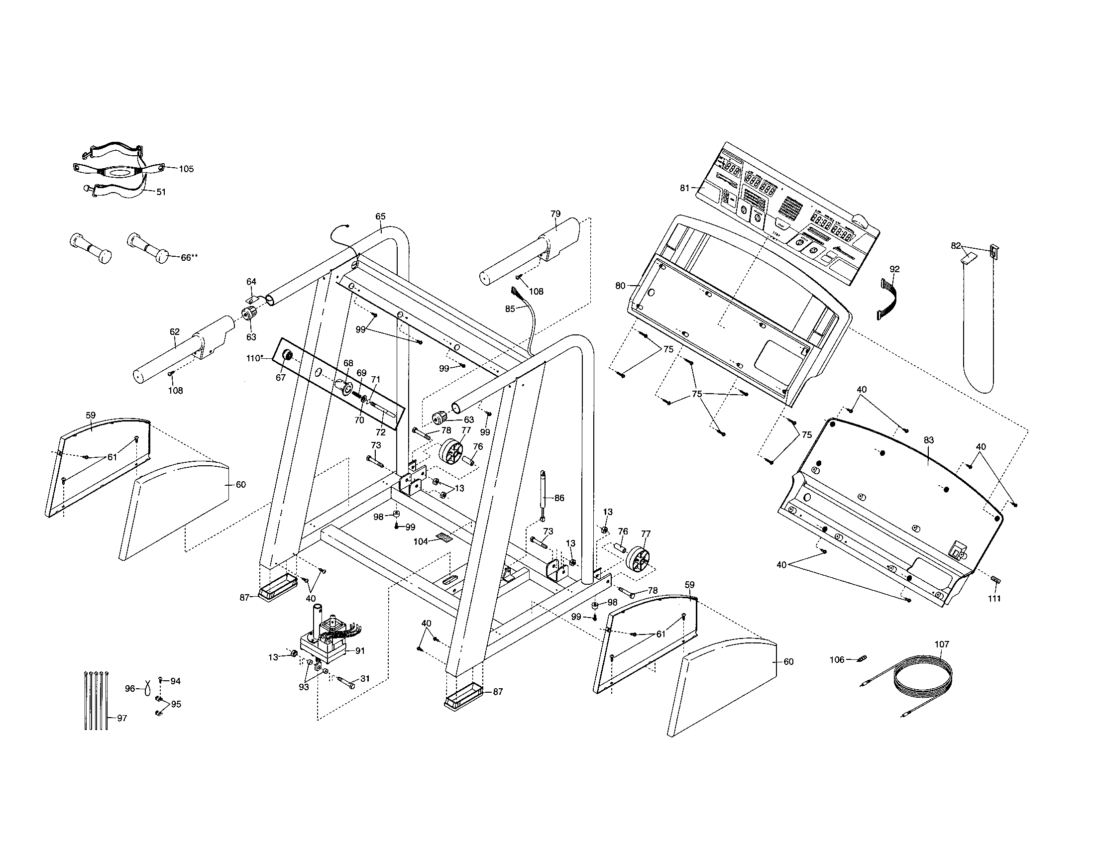 Image IMTL12900 console base diagram