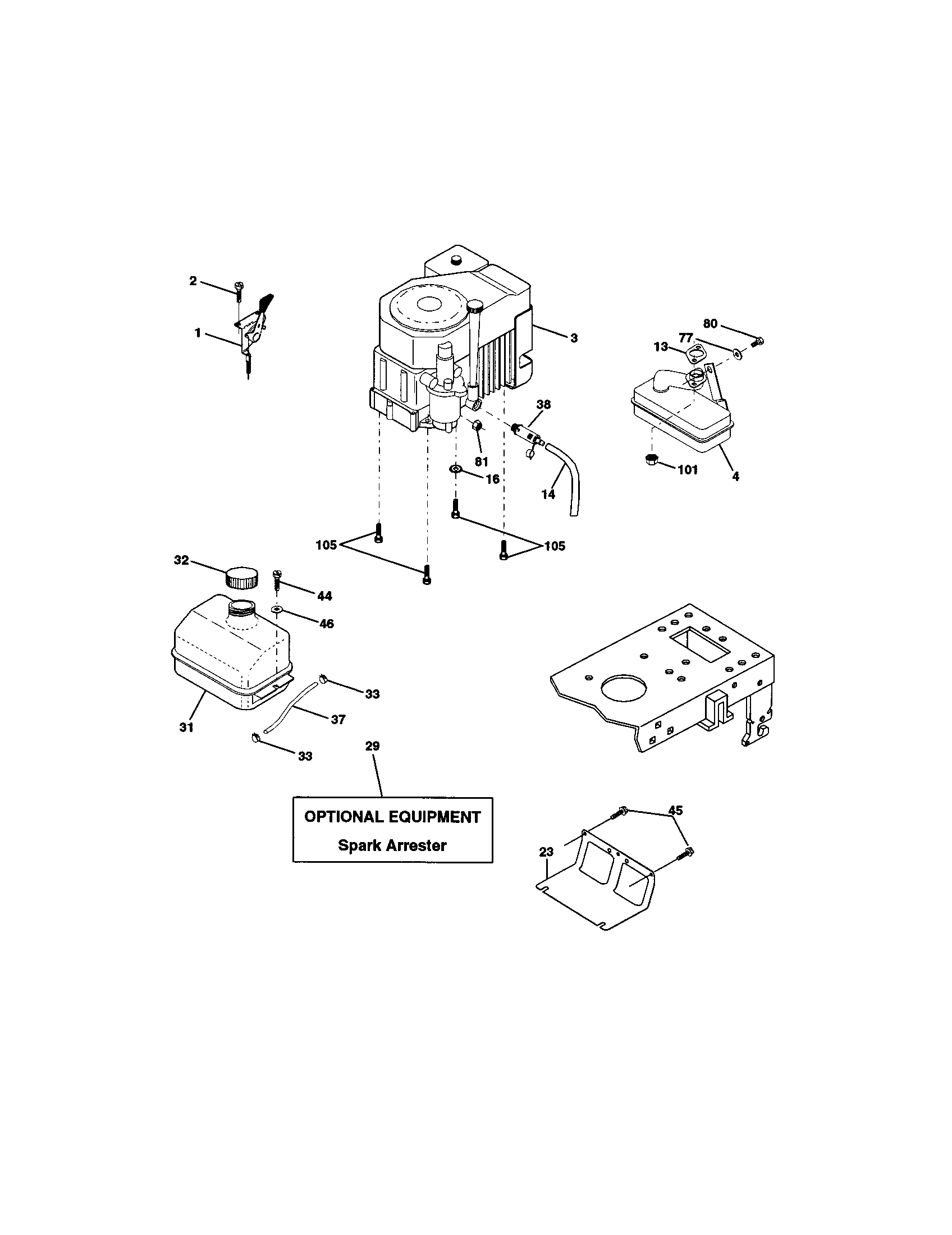 Craftsman 917272064 engine diagram