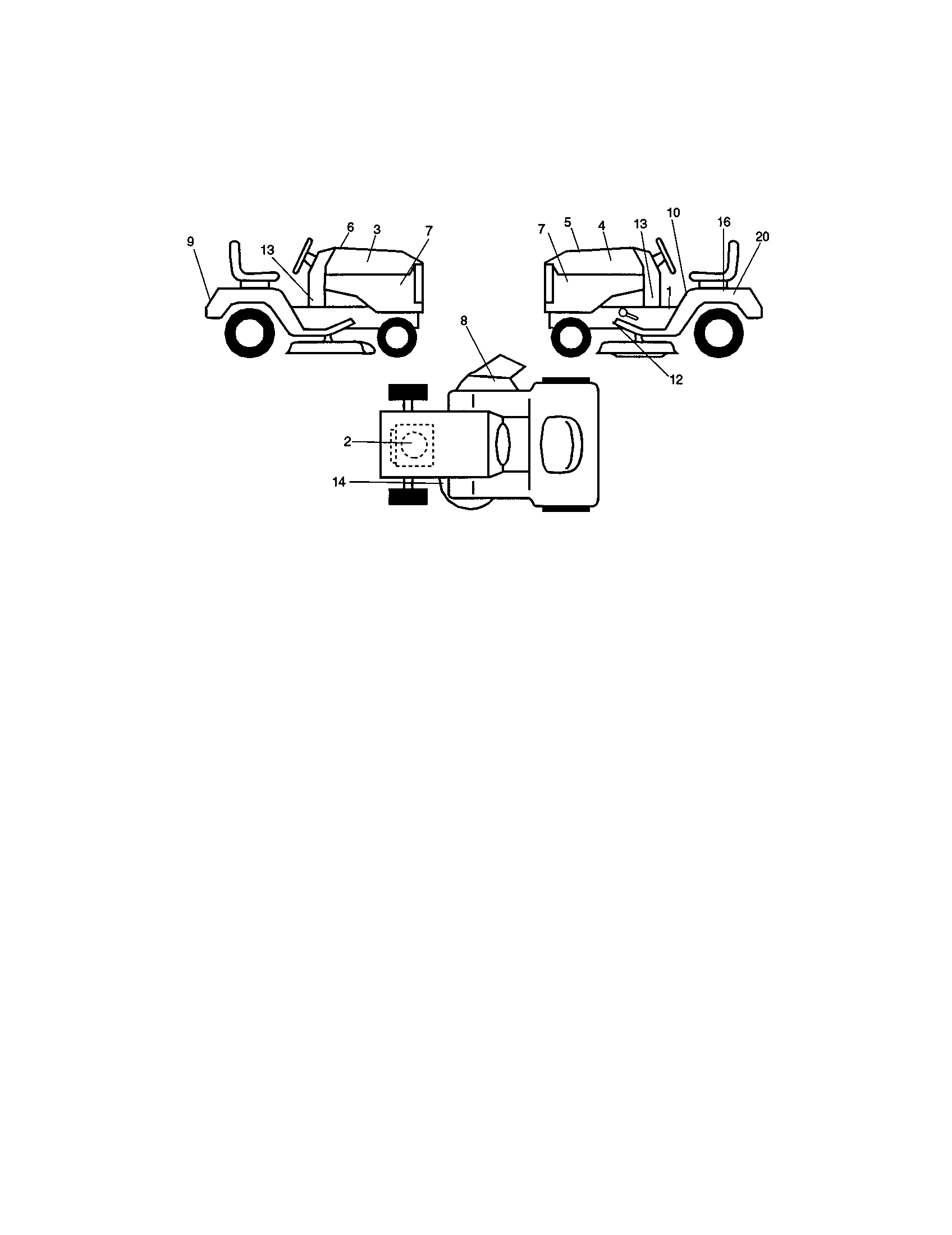 Craftsman 917272064 decals diagram