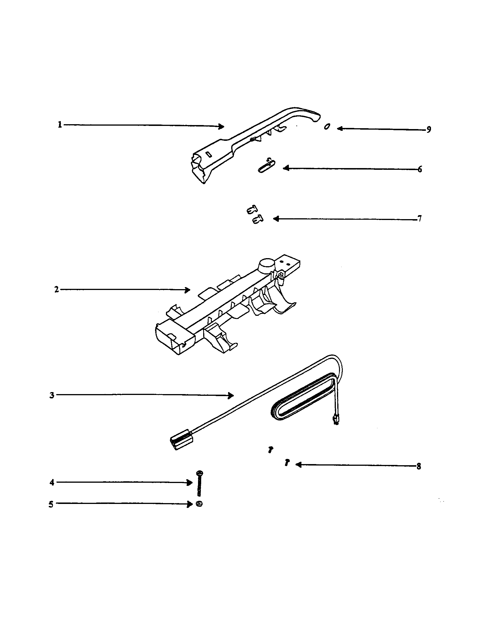 Eureka 7618AT handle diagram