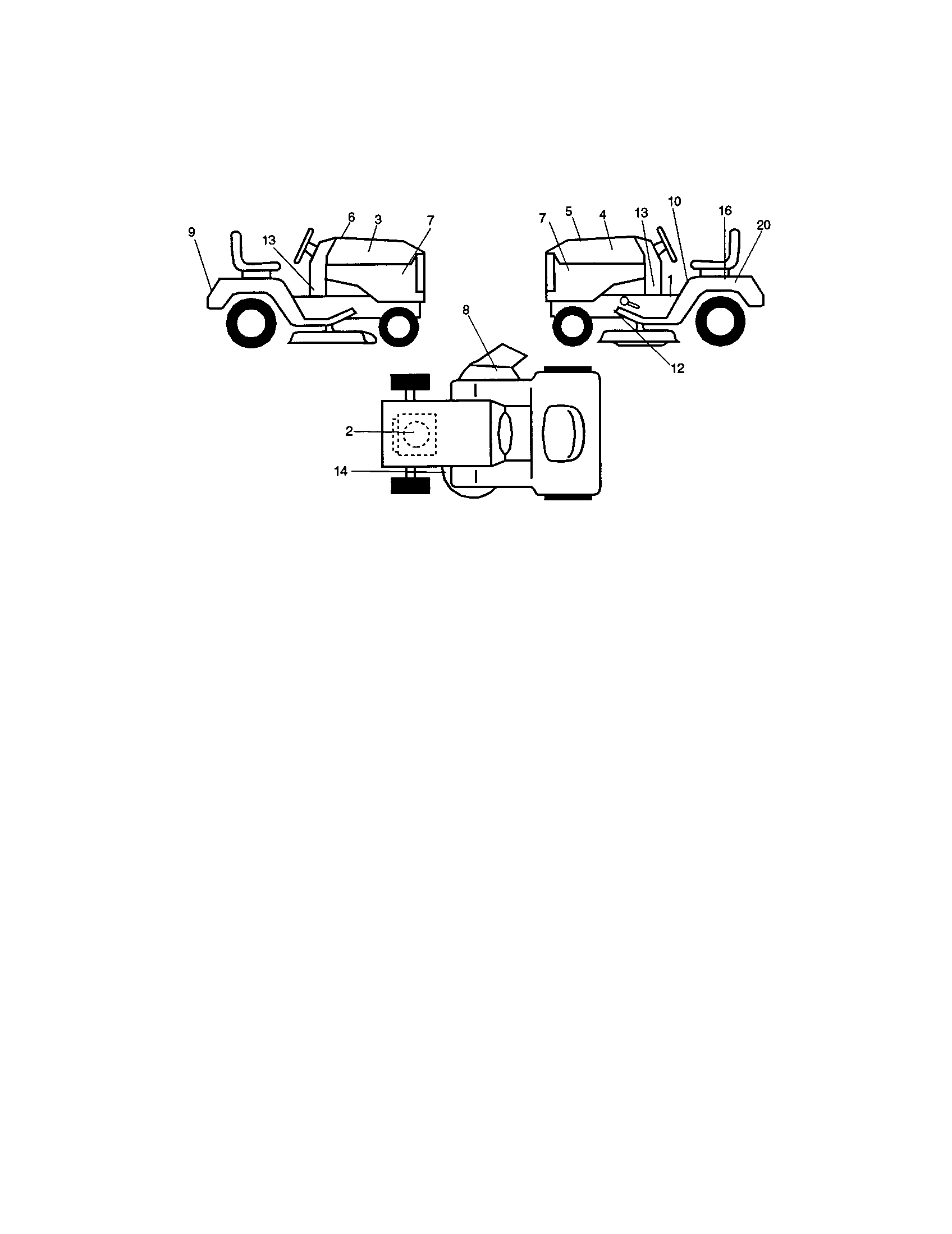 Craftsman 917272065 decals diagram