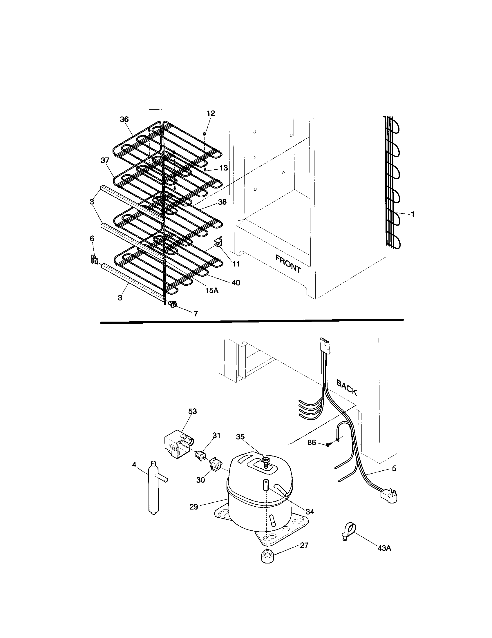 Kenmore 25320911002 system diagram