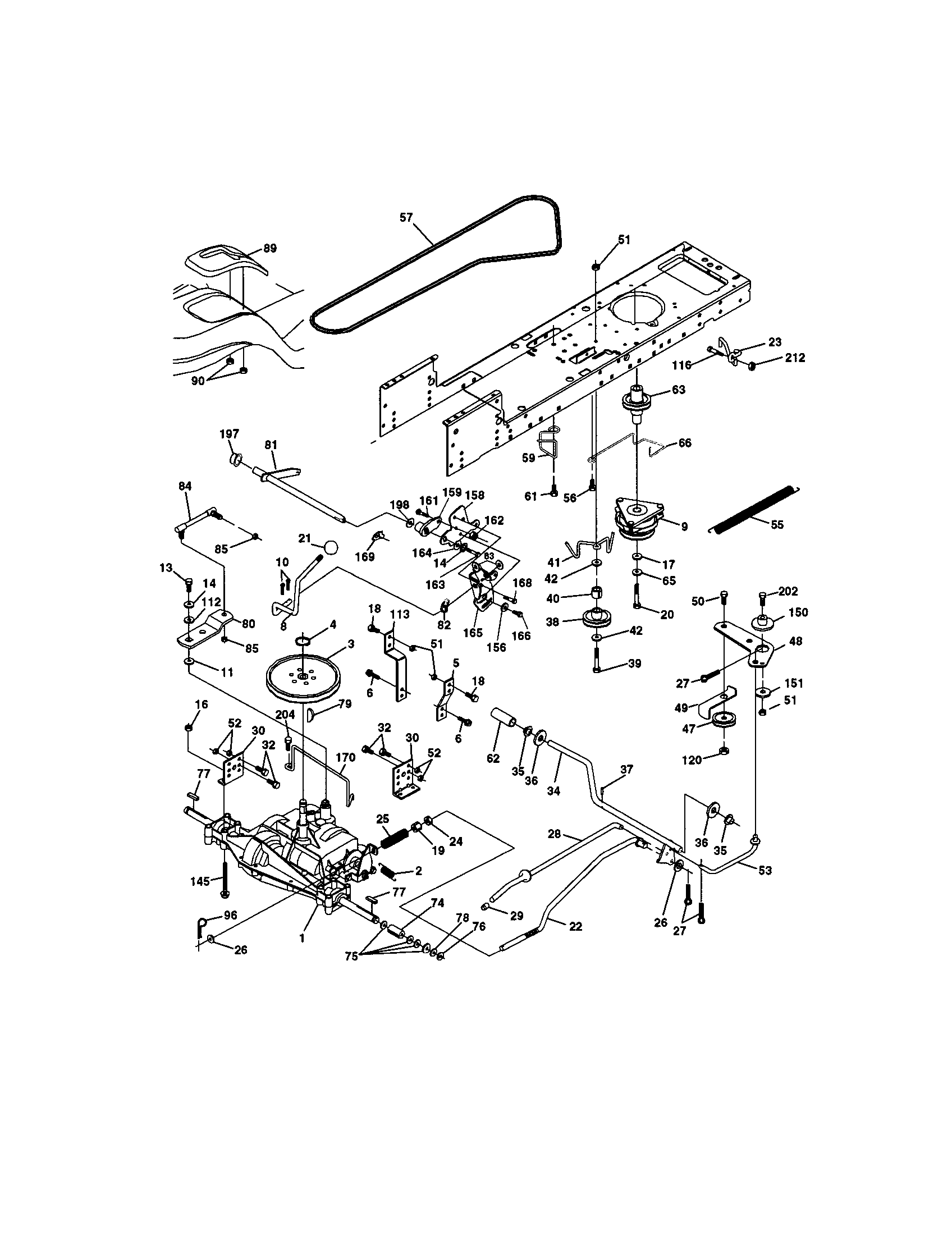Craftsman 917272231 ground drive diagram