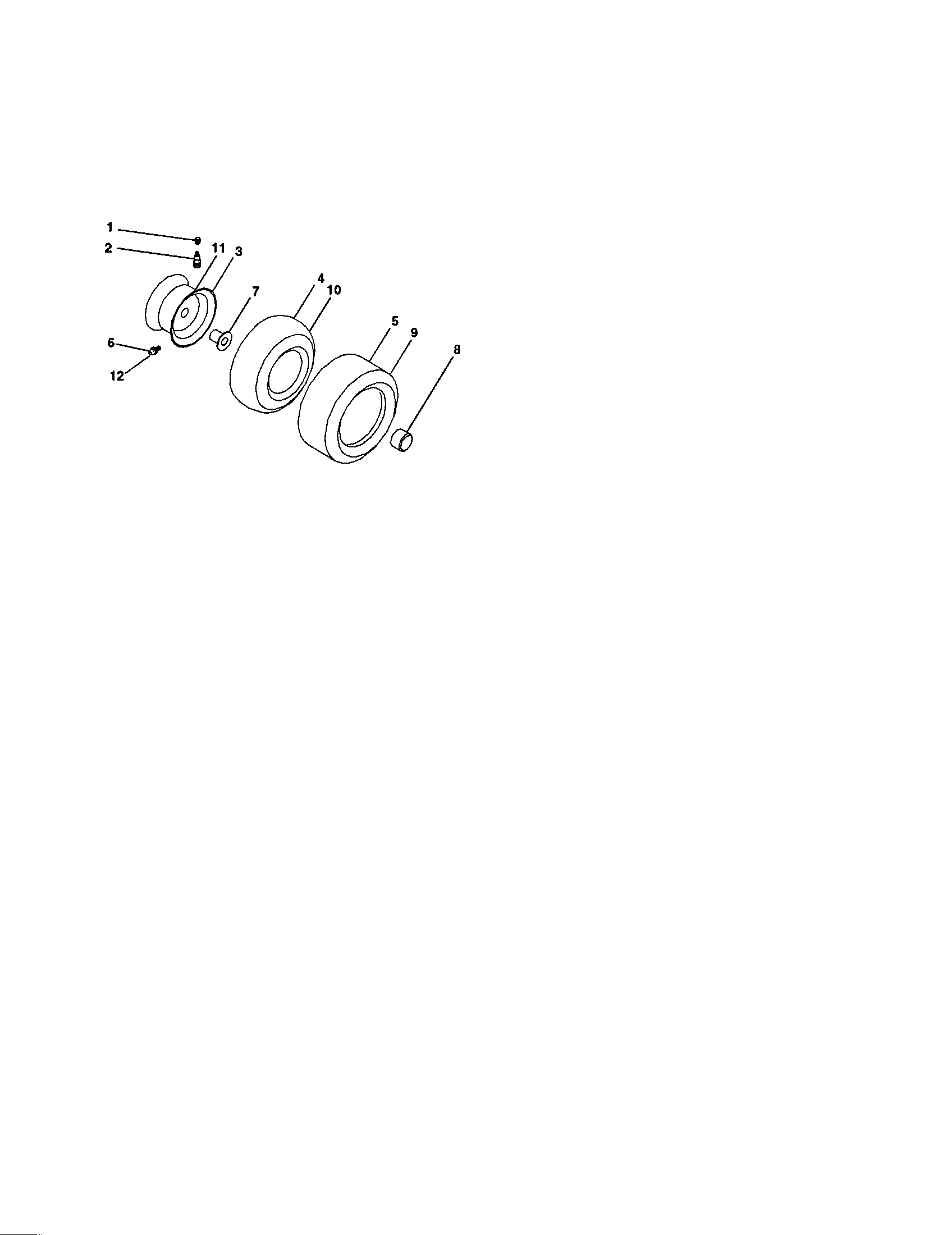 Craftsman 917279983 wheels and tires diagram