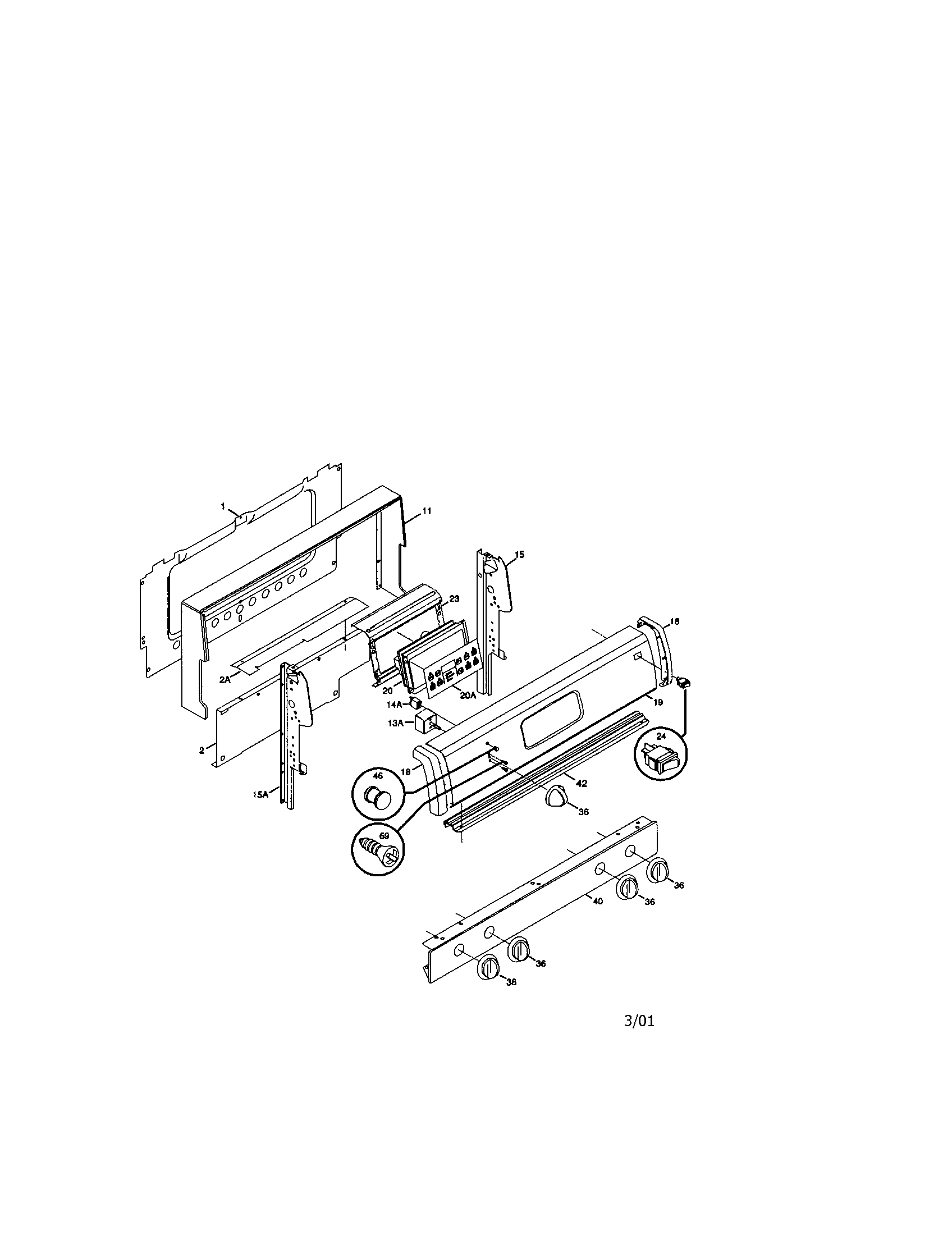 Kenmore 79075658002 backguard diagram